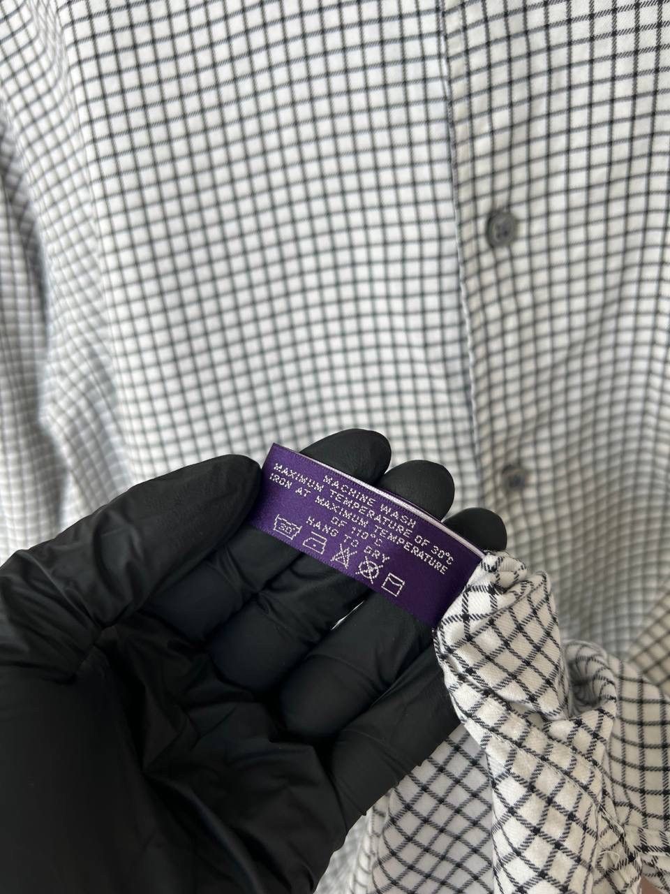 Ralph Lauren Purple Label Ralph Lauren Purple Label Check Button Up Shirt Mens Size L Size US L / EU 52-54 / 3 - 12 Thumbnail