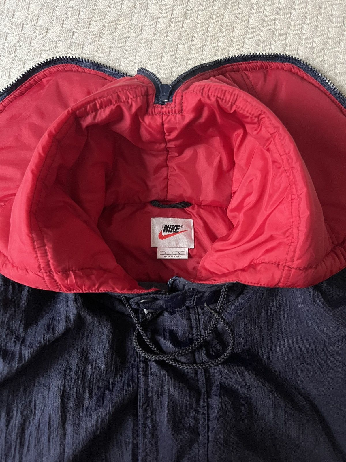 Nike Vintage 90s Nike Parka Cold Coat Jacket with Hoodie Size US S / EU 44-46 / 1 - 5 Thumbnail