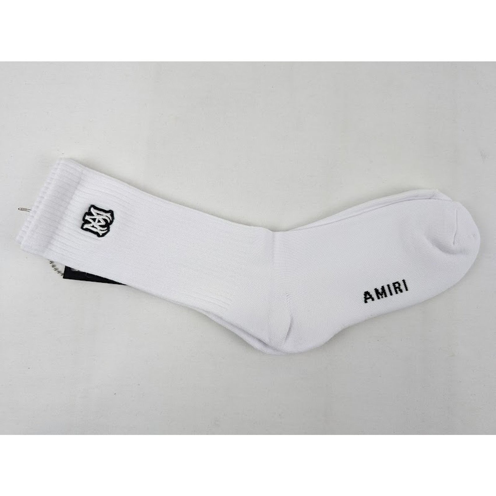 Amiri o1rshd1 Q:3 / Size: 45/46 / MA Embroidery Socks White/Black Size ONE SIZE - 2 Thumbnail