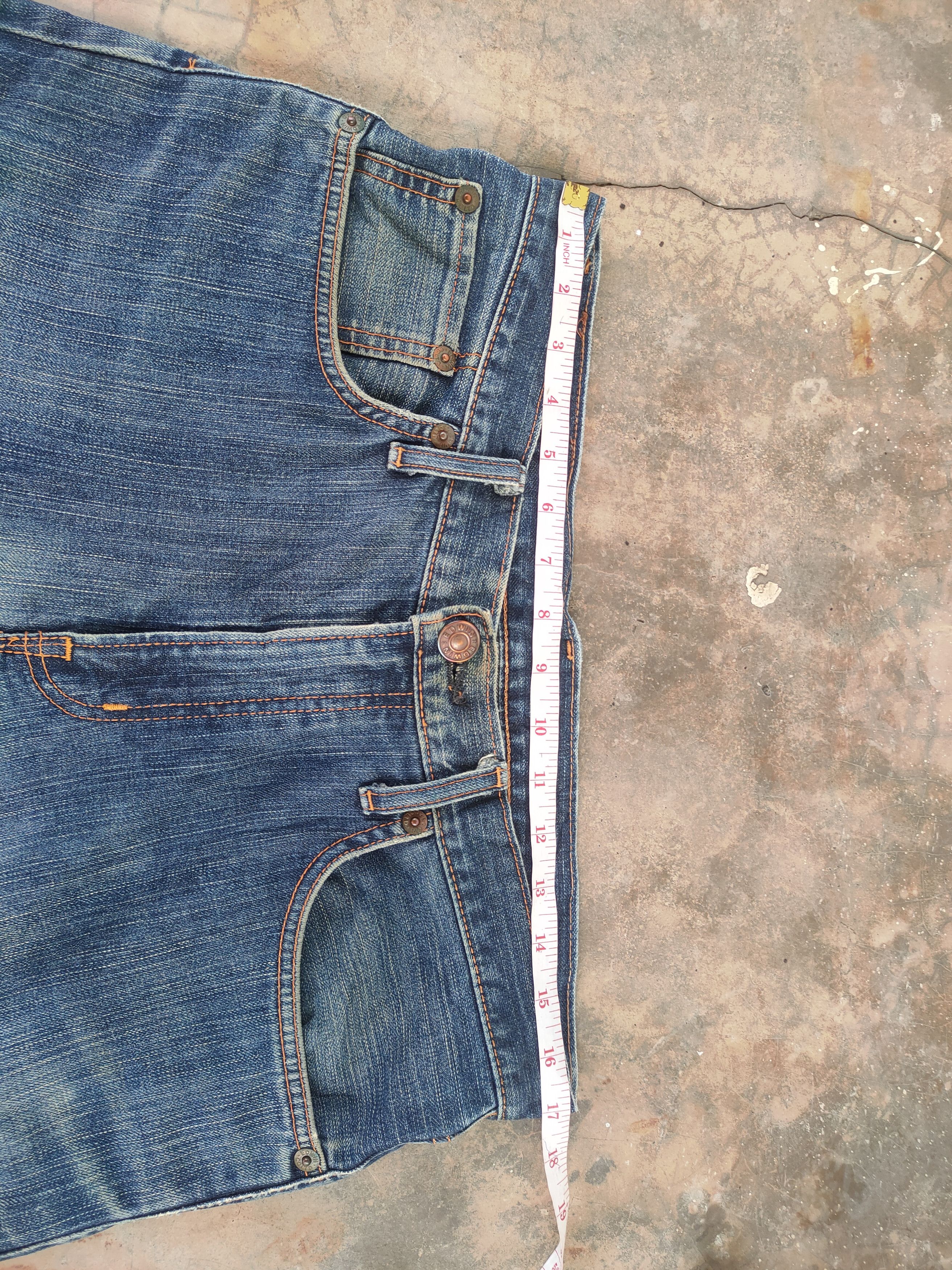 Edwin W34 VINTAGE EDWIN FADED DISTRESSED JEANS DENIM PANTS Size US 34 / EU 50 - 6 Thumbnail
