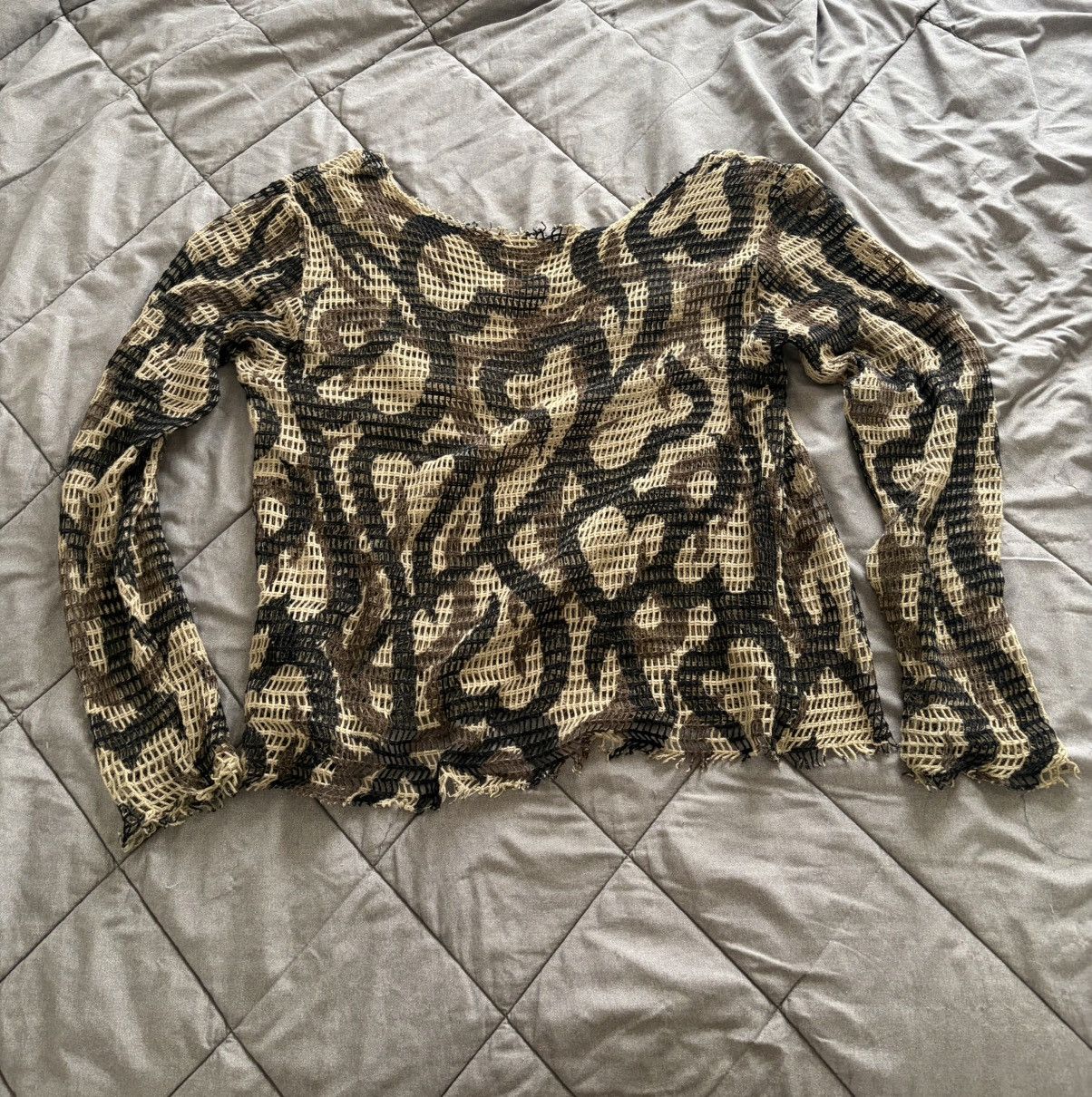 Number (N)ine Number Nine AW04 give peace a chance Tribal Heart mesh shirt Size US M / EU 48-50 / 2 - 1 Thumbnail