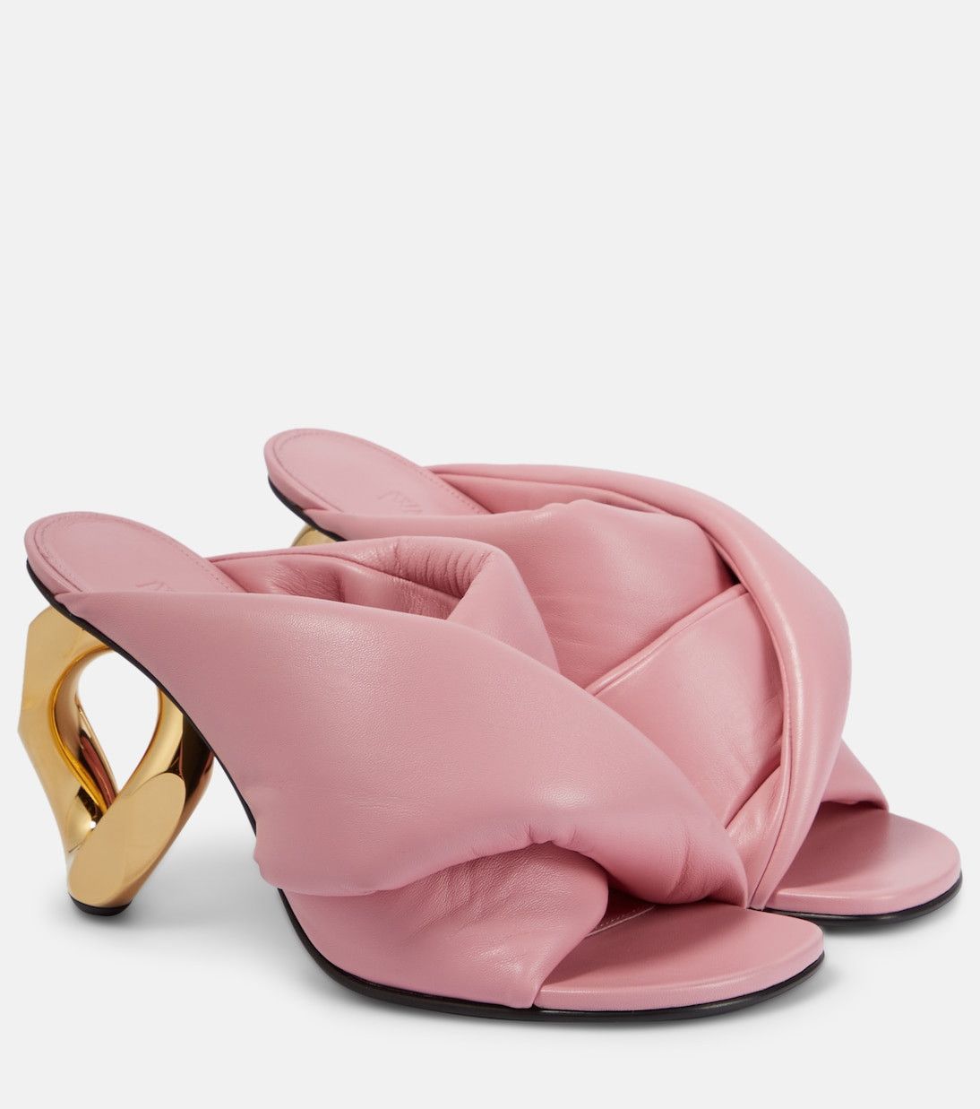 image of J W Anderson Jw Anderson Heel Shoesed Sandals Mules In Pink, Women's (Size 10)