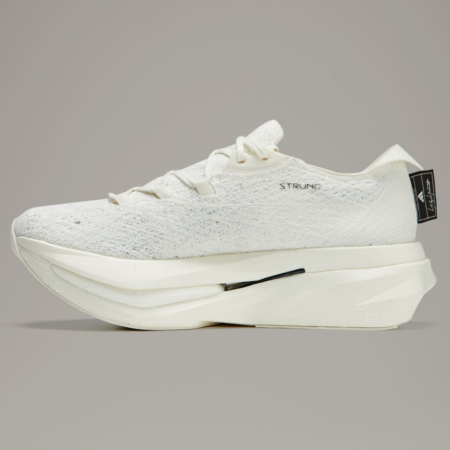 Y-3 12.5 Adidas Y-3 Prime X 2.0 Strung Off White Black Sneakers Size US 12.5 / EU 45-46 - 7 Thumbnail
