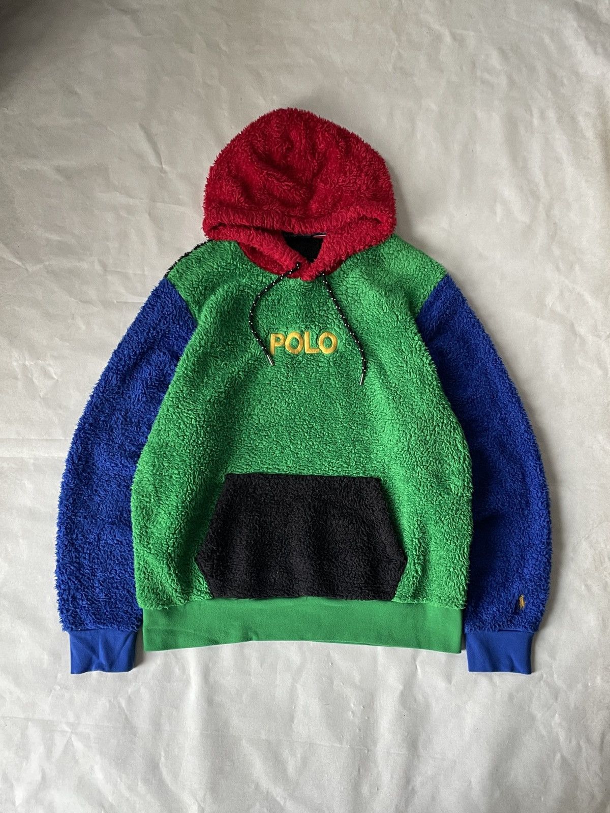 Polo Ralph Lauren Ralph Lauren Color Blocked Pile Fleece Hoodie Sherpa Size US M / EU 48-50 / 2 - 1 Thumbnail