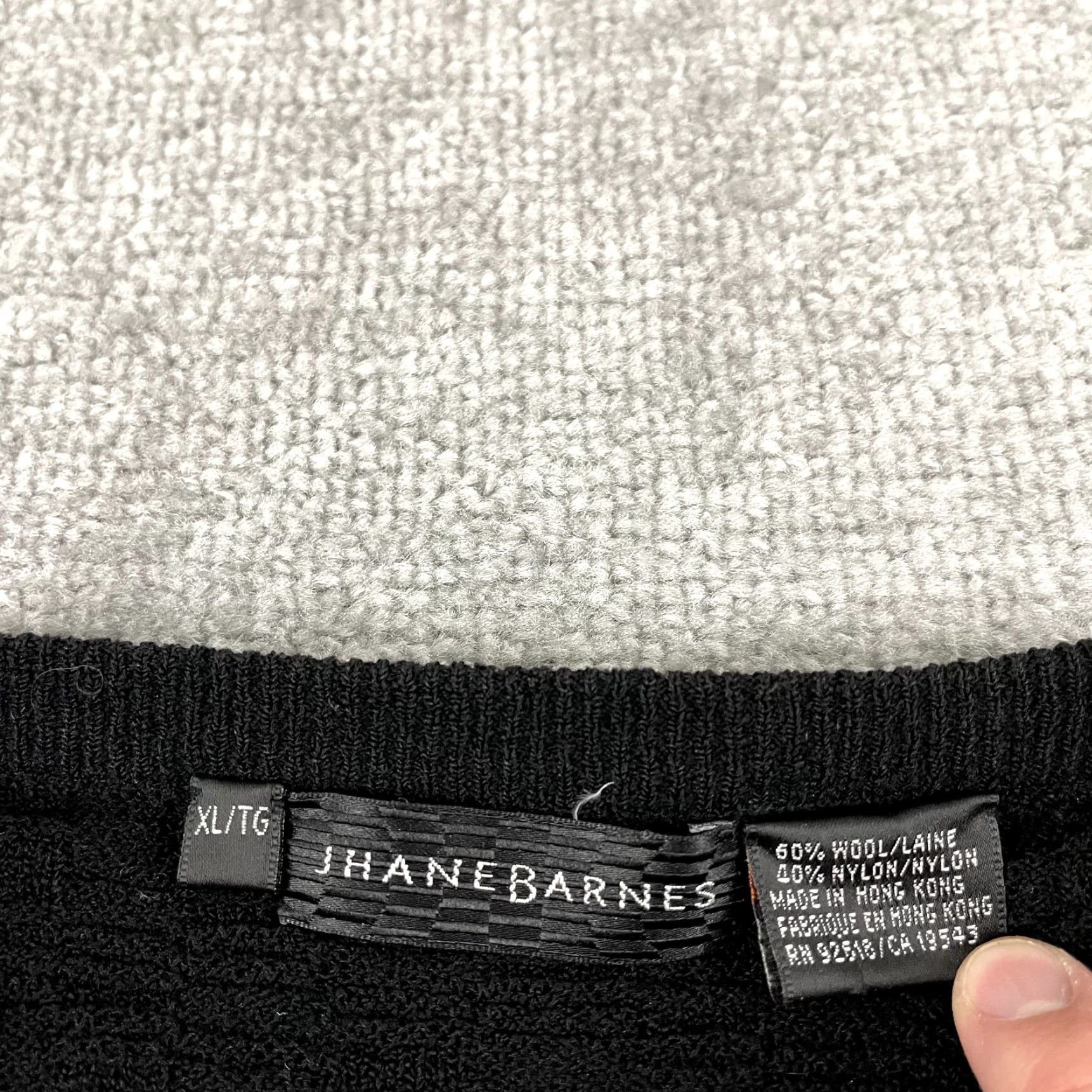 Etro VINTAGE JHANE BARNES Sweater Mens XL Wool Nylon Lightweight Knit Pullover Retro Size US XL / EU 56 / 4 - 2 Thumbnail