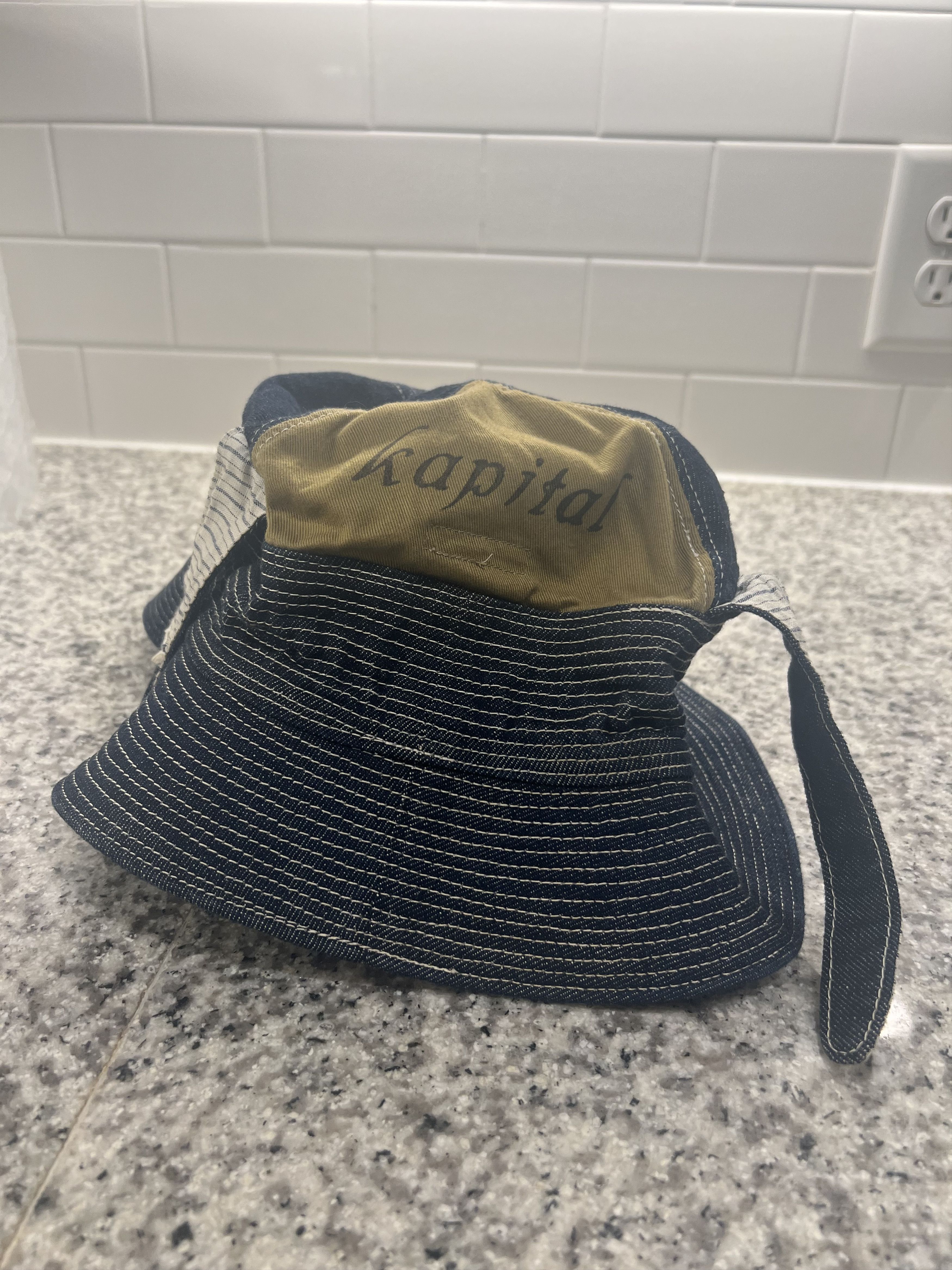 Kapital Kapital denim bucket hat Size ONE SIZE - 1 Thumbnail