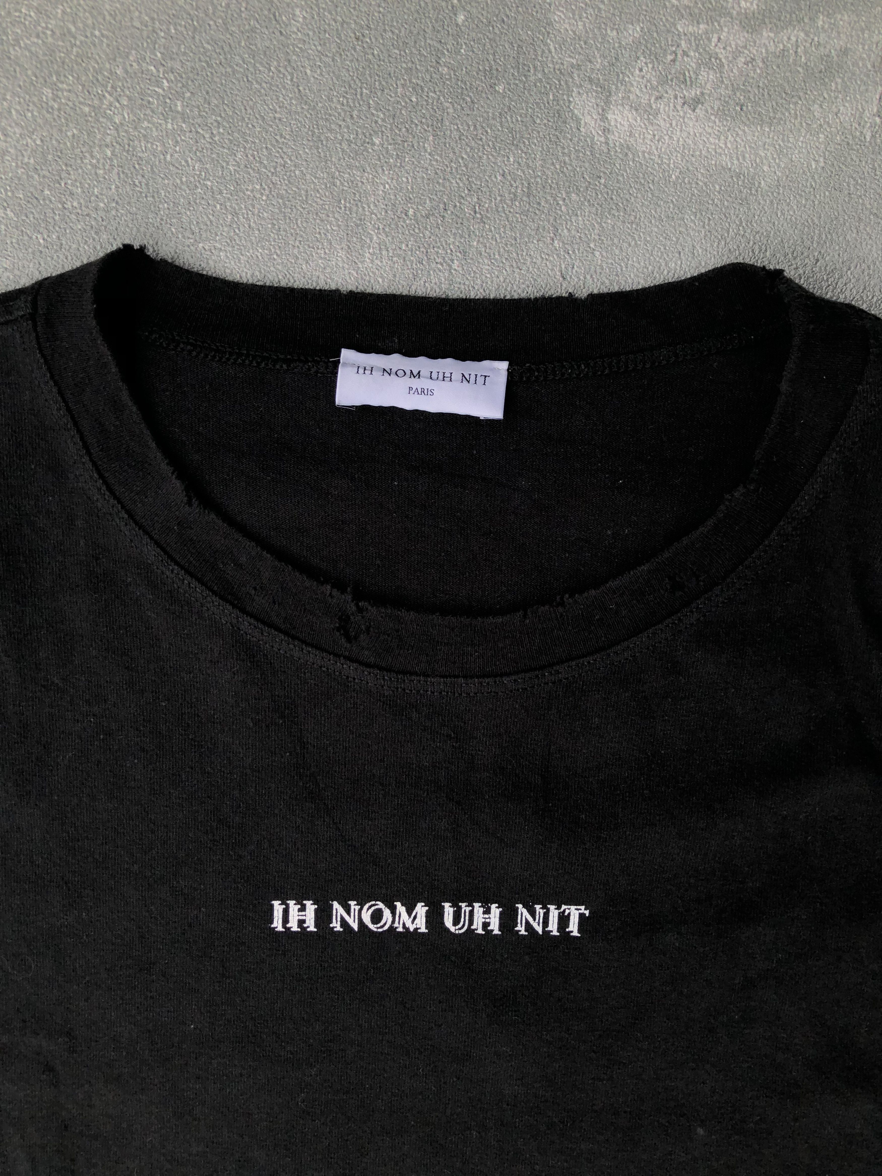 Ih Nom Uh Nit Black David Bowie Distressed Oversized Tee Ih Nom Uh Nit Size US XL / EU 56 / 4 - 2 Thumbnail