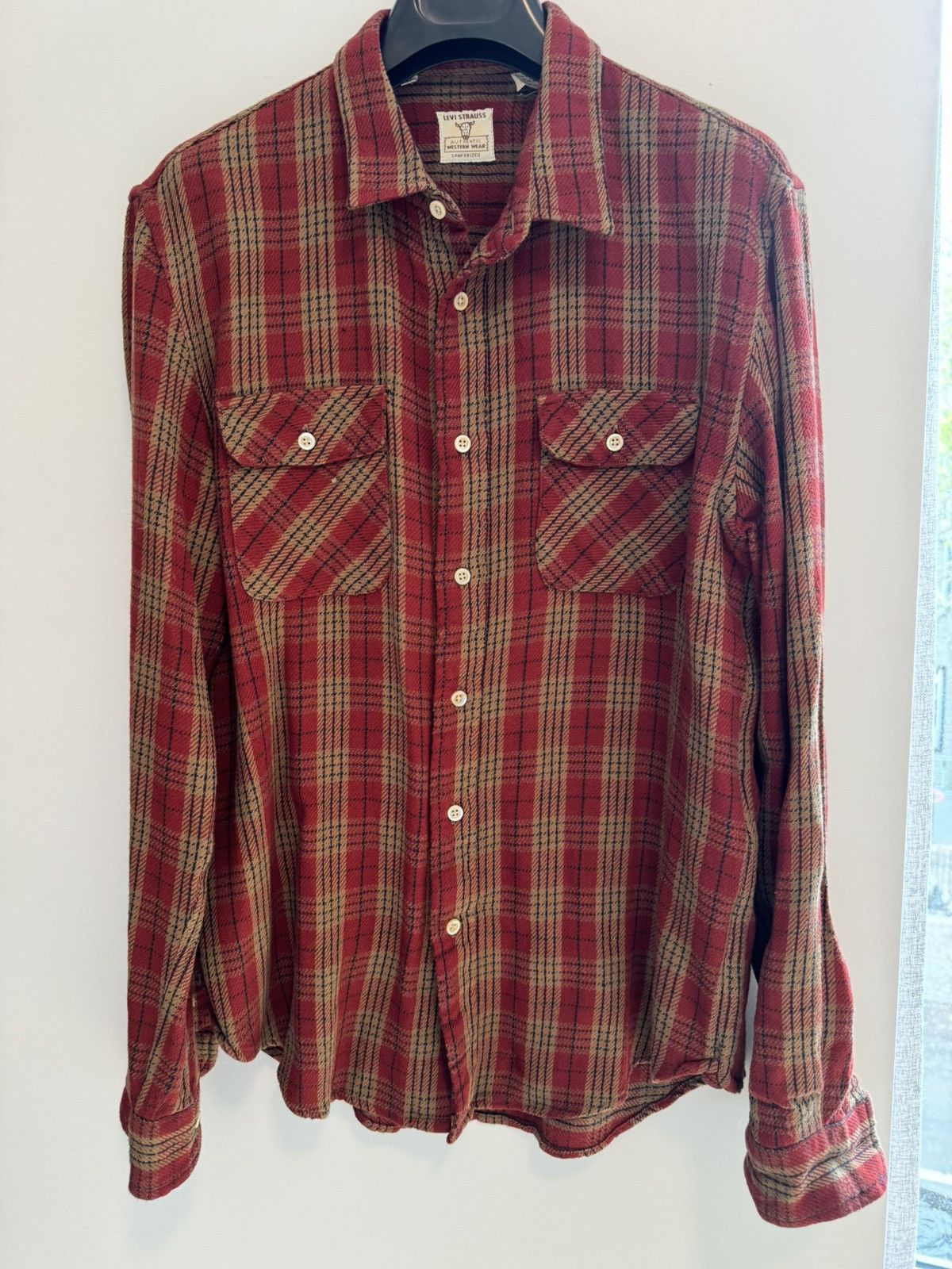 Levi's Western plaid shirt RRL Size US M / EU 48-50 / 2 - 1 Thumbnail