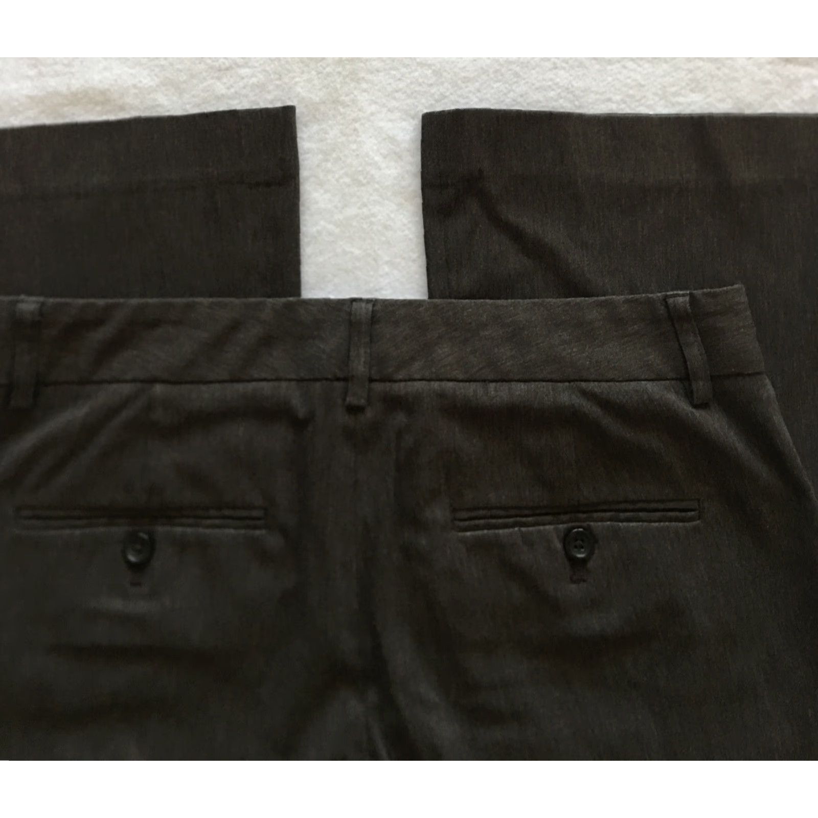 Vintage VINTAGE Express Design Studio Dress Pants Gray Womens Size 2 Bootcut Work / B4 (Note: Original did not indicate vintage; removed) Size 26" / US 2 / IT 38 - 6 Thumbnail