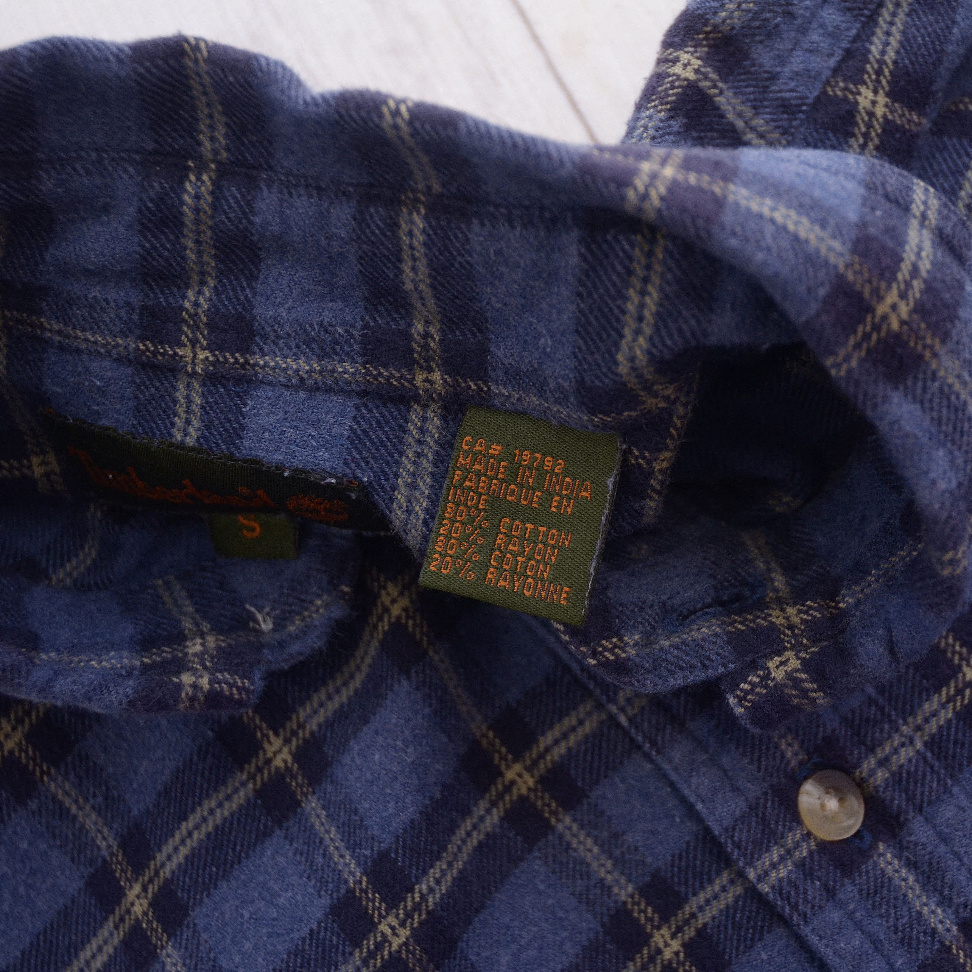 Timberland × Vintage Vintage Timberland Flannel Shirt Plaid Check Thick Oversized Size US M / EU 48-50 / 2 - 10 Thumbnail