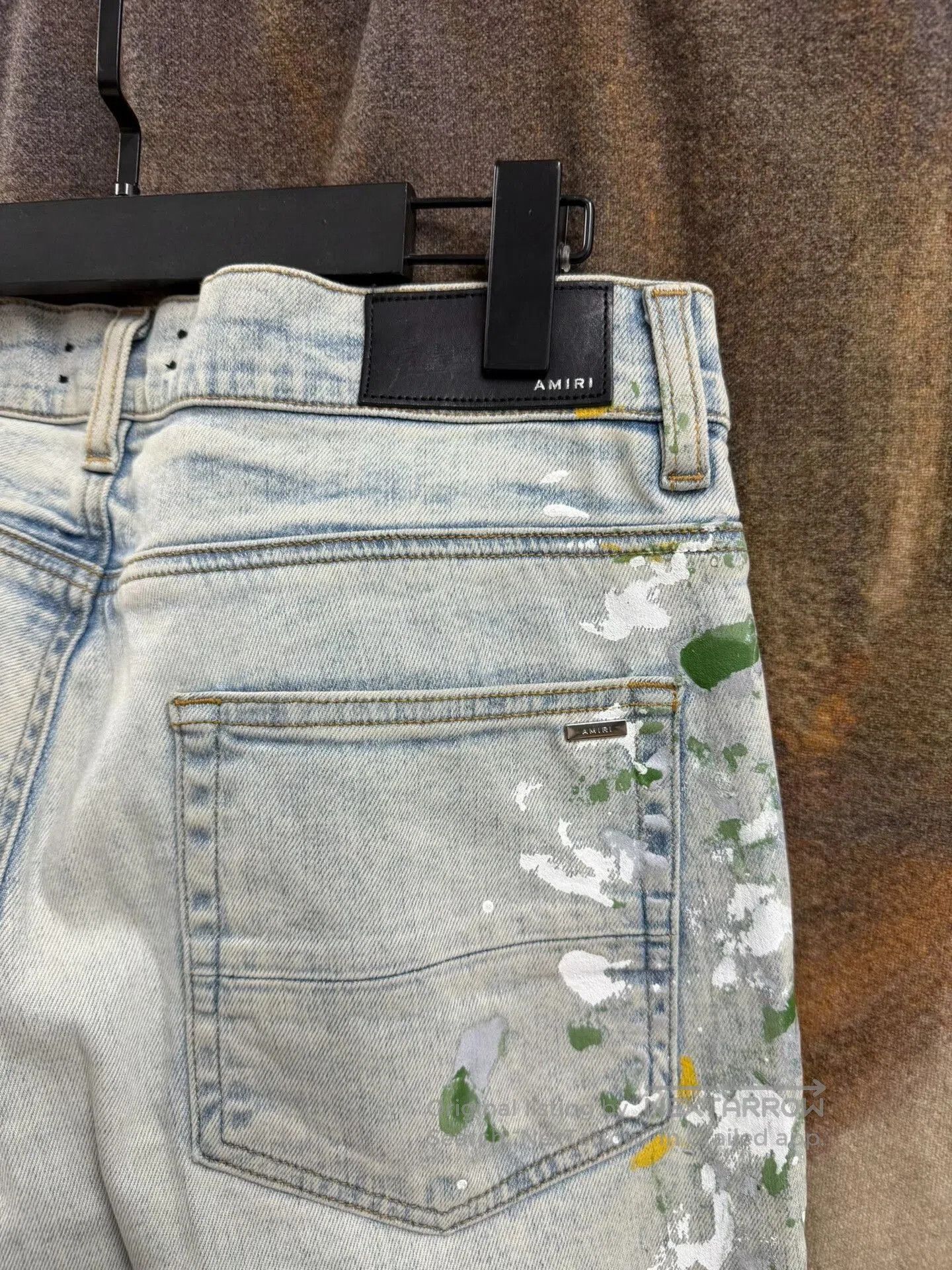 Haider Ackermann amiri splattered slim fit denim pants size 33. Size US 33 - 9 Thumbnail