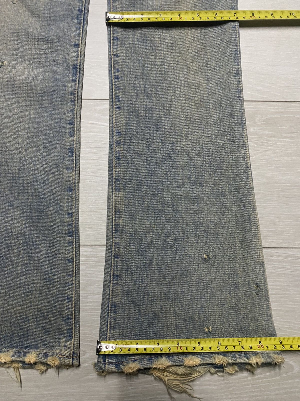MOUSSY Vintage 2002 Moussy Mud Wash Distressed Bootcut Flare Jeans Size US 32 / EU 48 - 17 Thumbnail