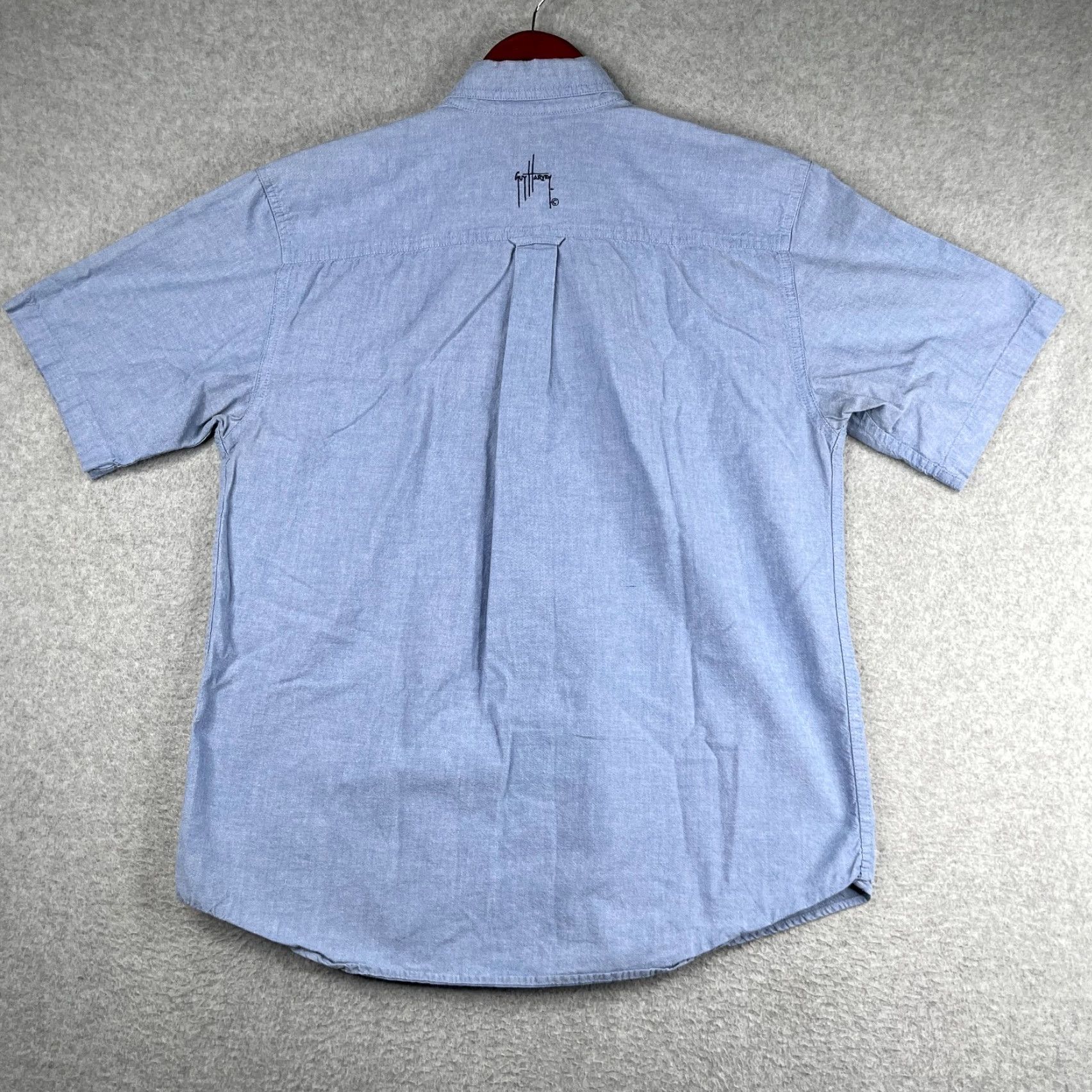Guy Harvey Guy Harvey Shirt Small Blue Shrimp Embroidered Logo Button Up Short Sleeve Mens Size US S / EU 44-46 / 1 - 4 Thumbnail