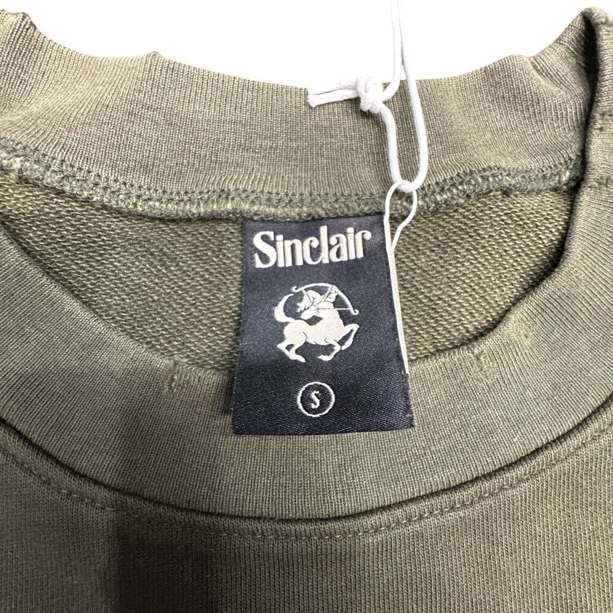 Sinclair Global Sinclair Global Distressed Crewneck Hunter Green Small BNWT Size US S / EU 44-46 / 1 - 2 Thumbnail