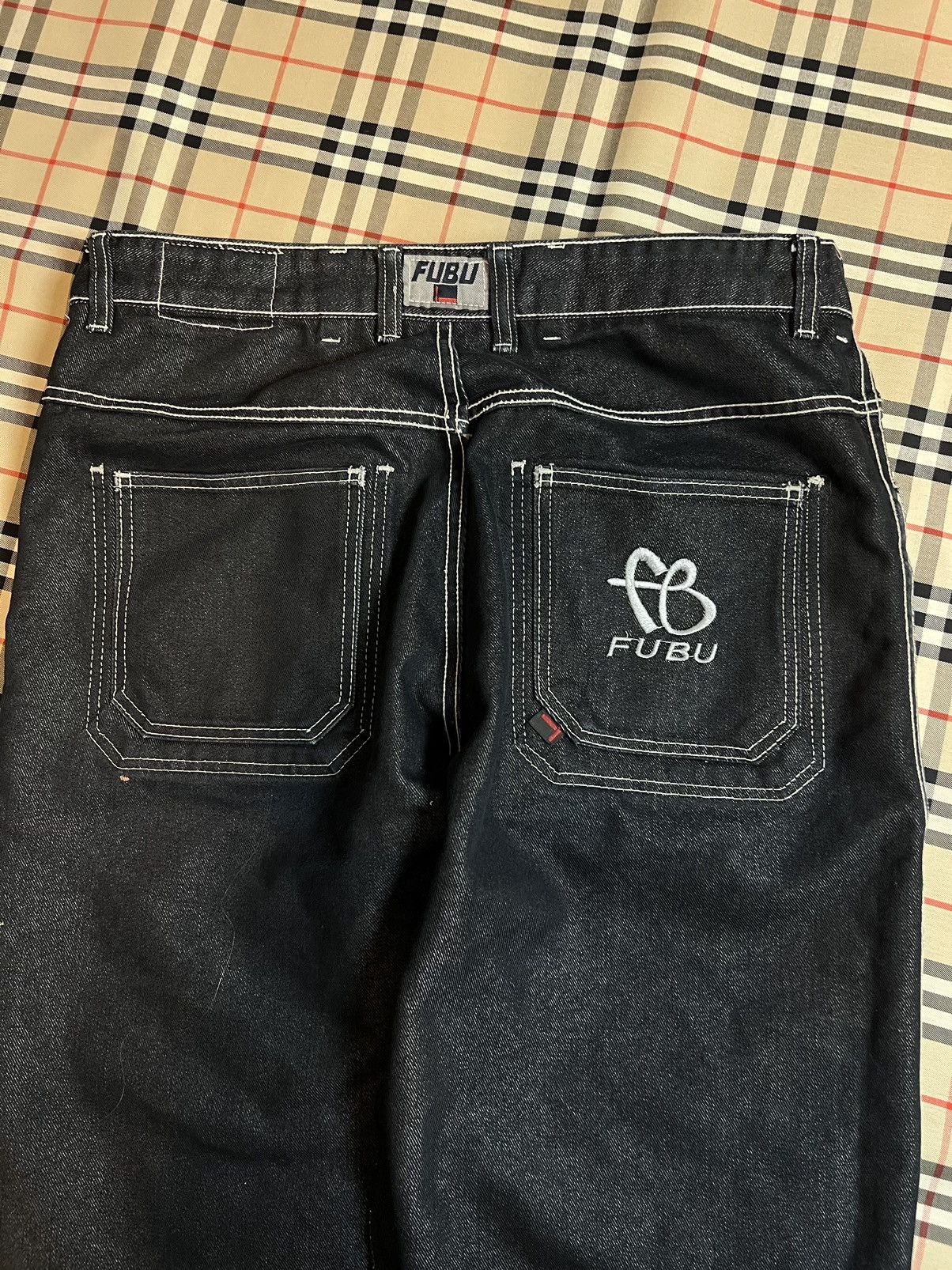 Fubu Fubu vintage black and gray Size US 31 - 2 Thumbnail