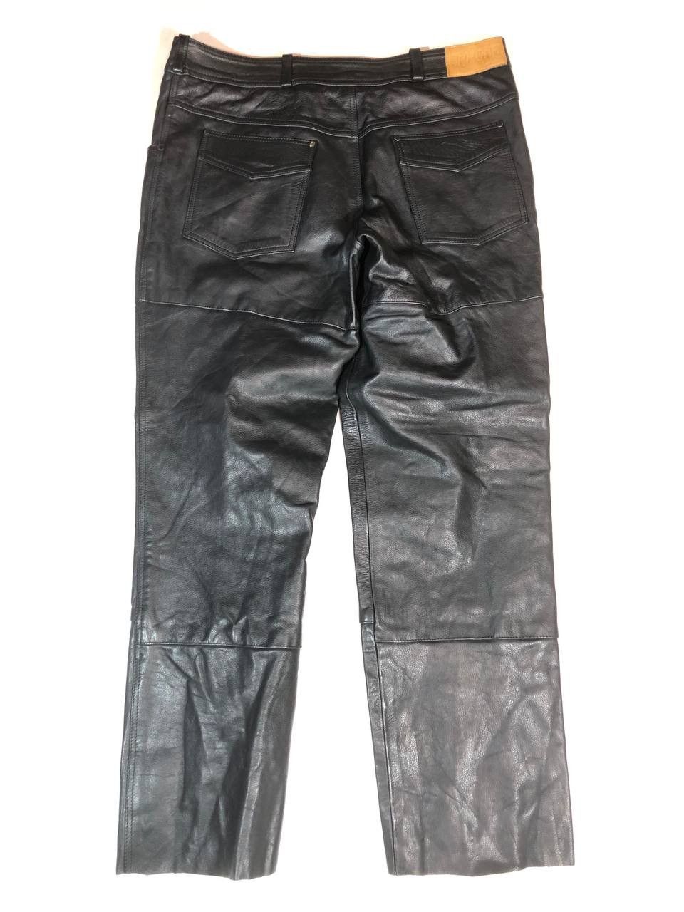 Leather × Vintage Leder Arizona USA Leather Moto Biker Pants Size US 36 / EU 52 - 6 Thumbnail