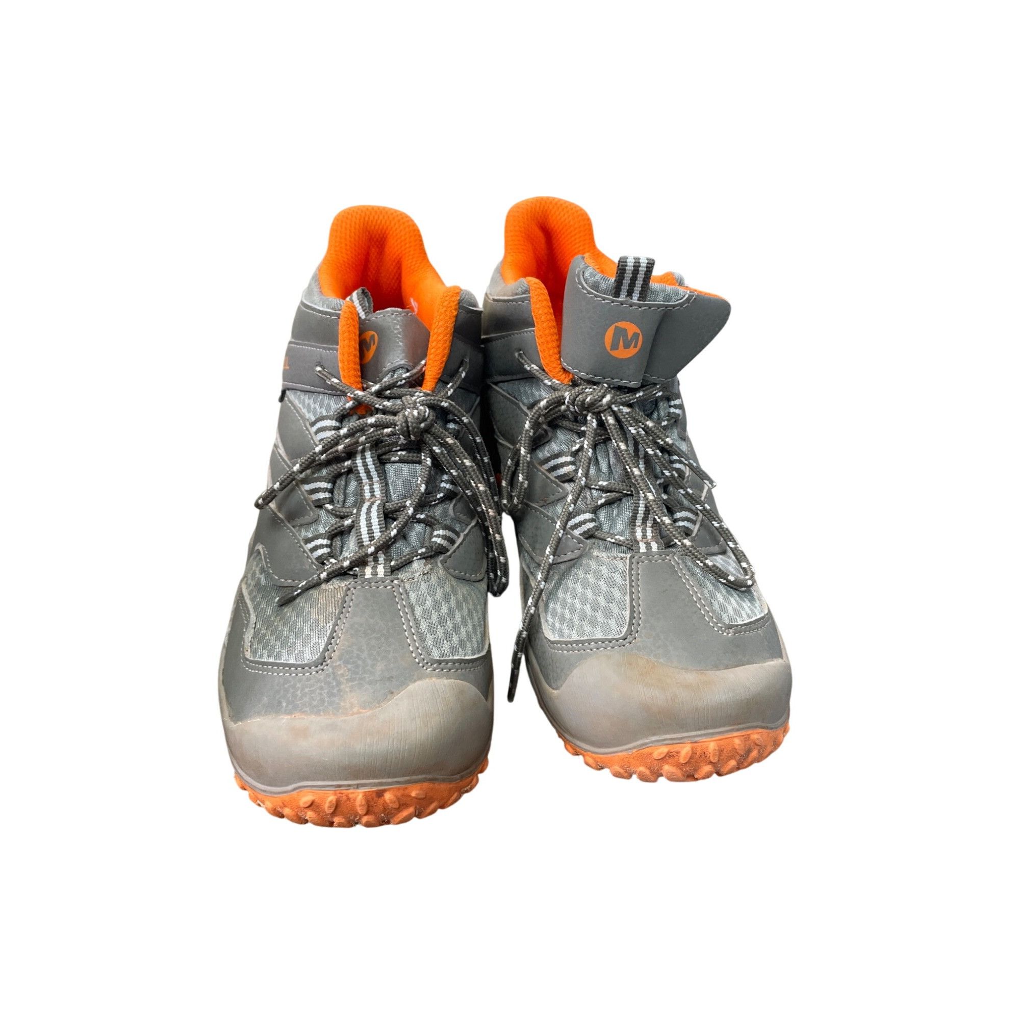Merrell Merrell womans gray orange waterproof hiking hight top sneak Size US 5.5 / IT 35.5 - 5 Thumbnail