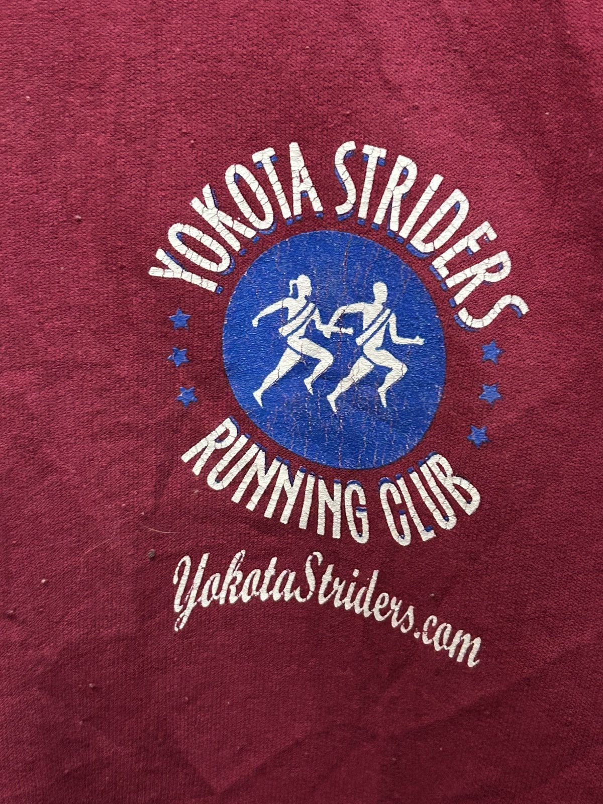 Japanese Brand × Other × Vintage Vintage Yokota Strides Running Club Frosbite Size US M / EU 48-50 / 2 - 3 Thumbnail