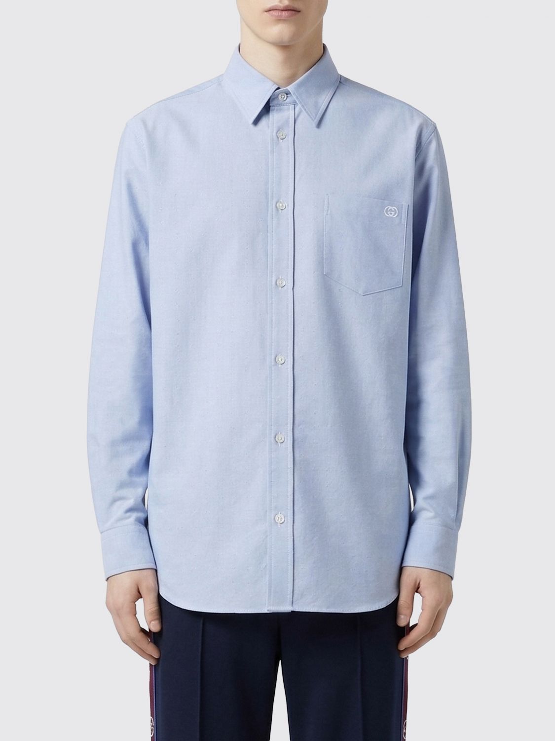 Gucci Gucci Shirt Men Blue Size US L / EU 52-54 / 3 - 1 Thumbnail