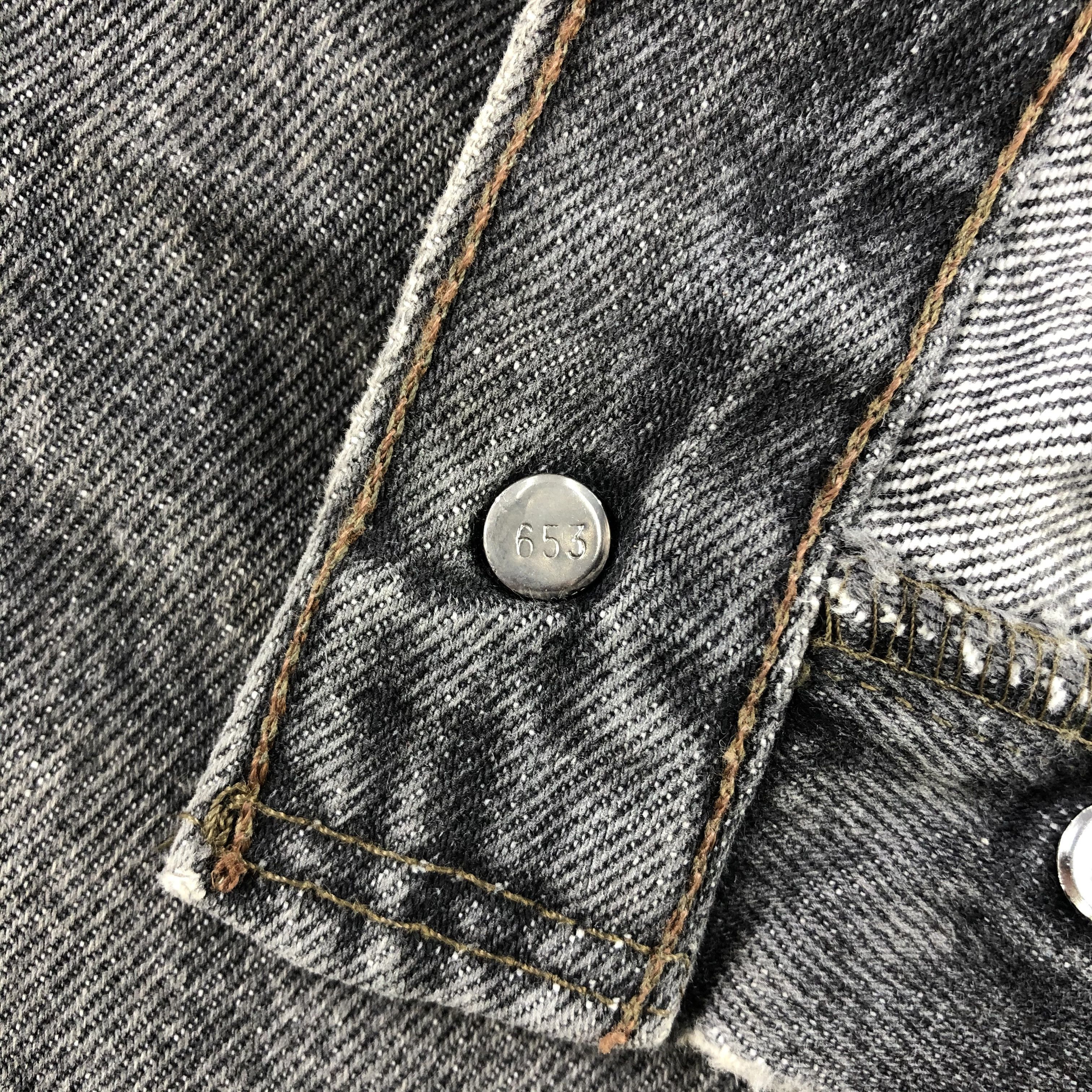 Levi's Vintage 90s Faded Black Levis 501 Jeans-JM2369 Size US 36 / EU 52 - 16 Thumbnail