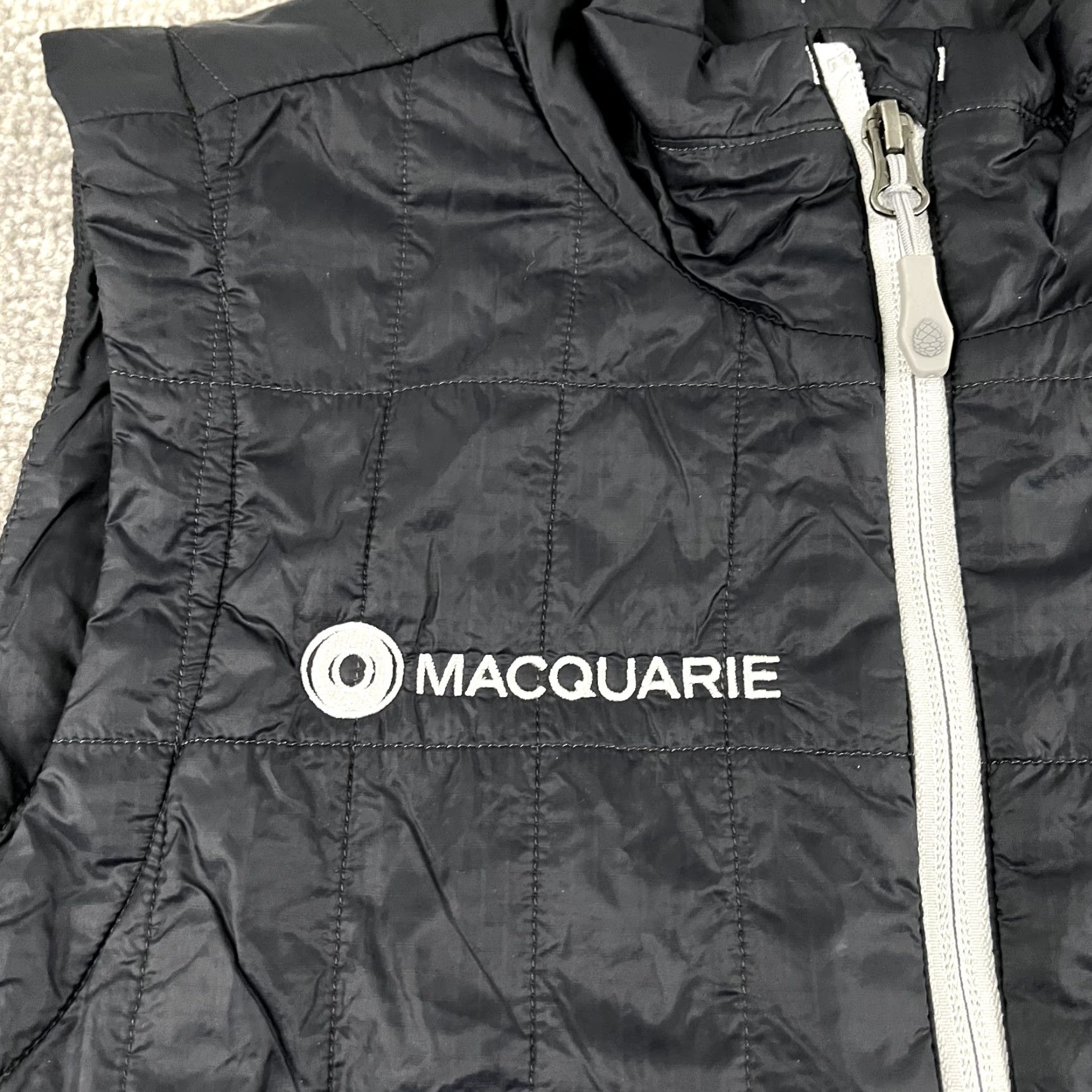 Vintage STIO Vest Medium Boundary Black Azura Lightweight Quilted Full Zip Nylon Womens Size M / US 6-8 / IT 42-44 - 7 Thumbnail