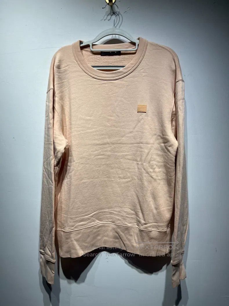Acne Studios Acne Studios Emoticon Round Neck Loose Crew-neck Sweatshir Size US S / EU 44-46 / 1 - 1 Thumbnail