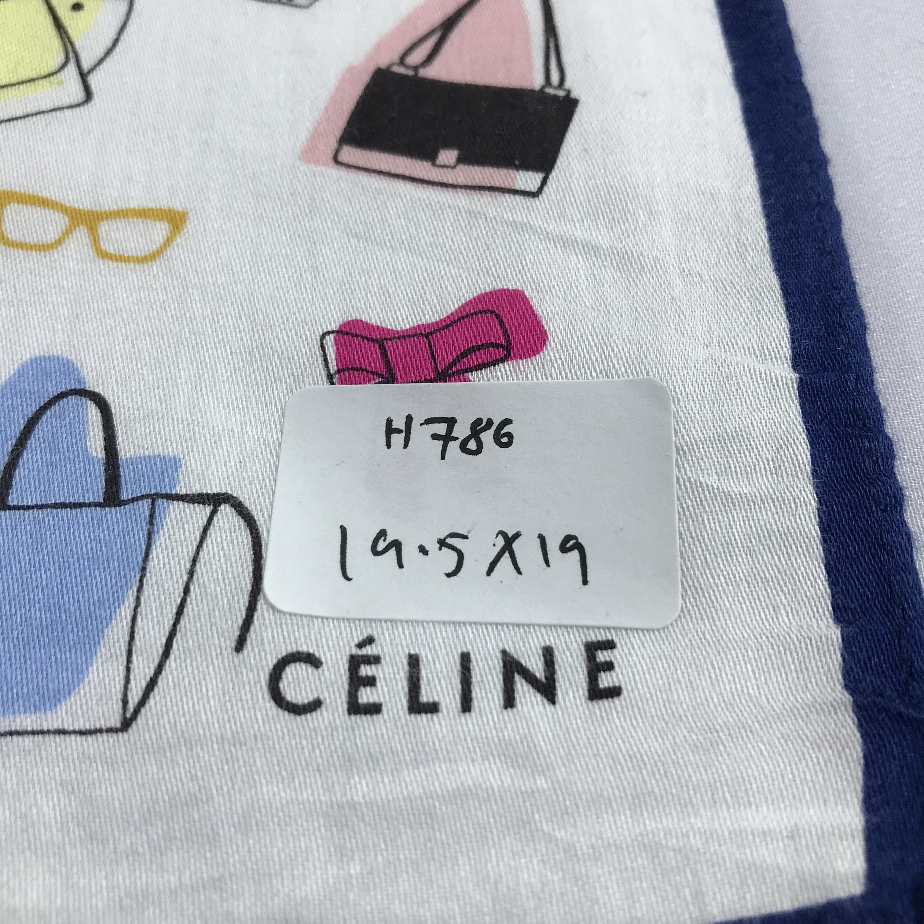 Celine Celine Handkerchief Neckerchief Bandana H786 Size ONE SIZE - 5 Thumbnail