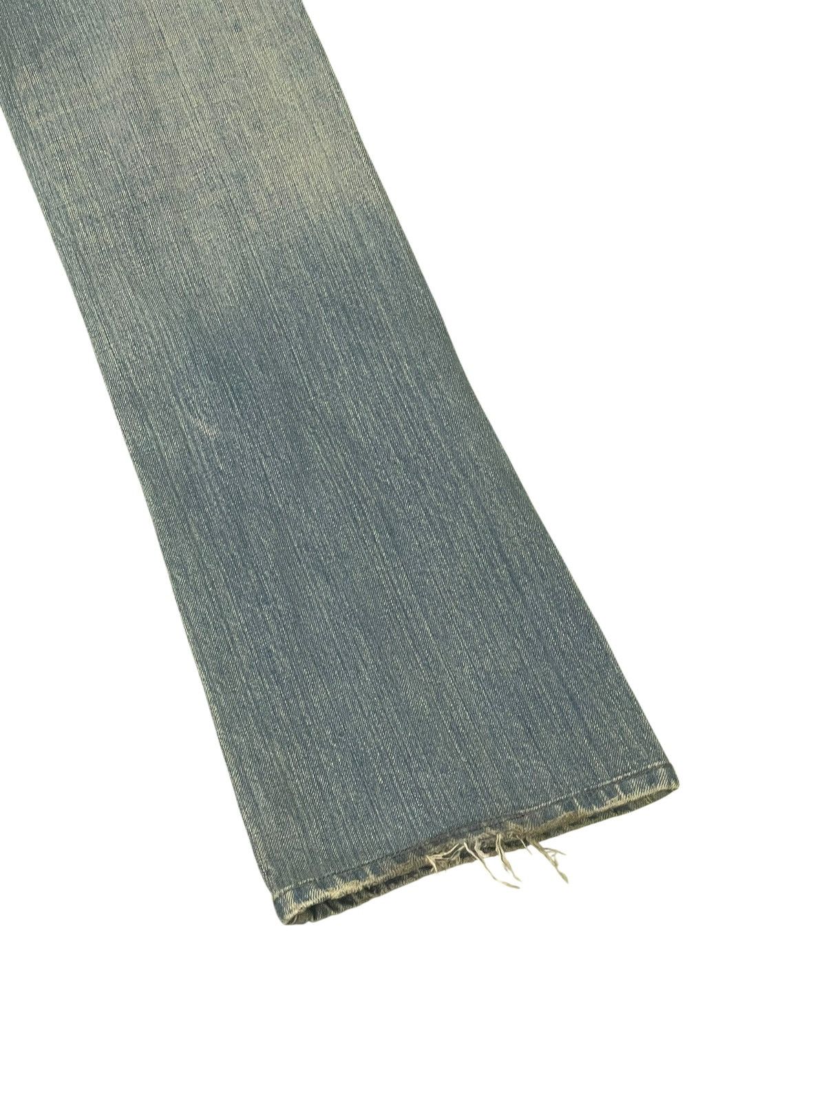 Japanese Brand Flare Jeans Izreel Faded Distress Boot Cut 2🟦5 Size US 31 - 13 Thumbnail