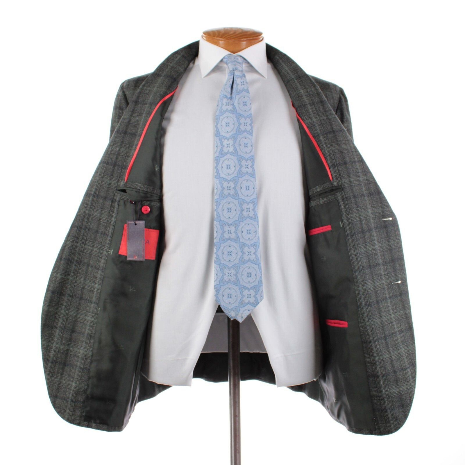 Isaia isaia Suit Size US 46 Regular in Green Size 46R - 7 Thumbnail