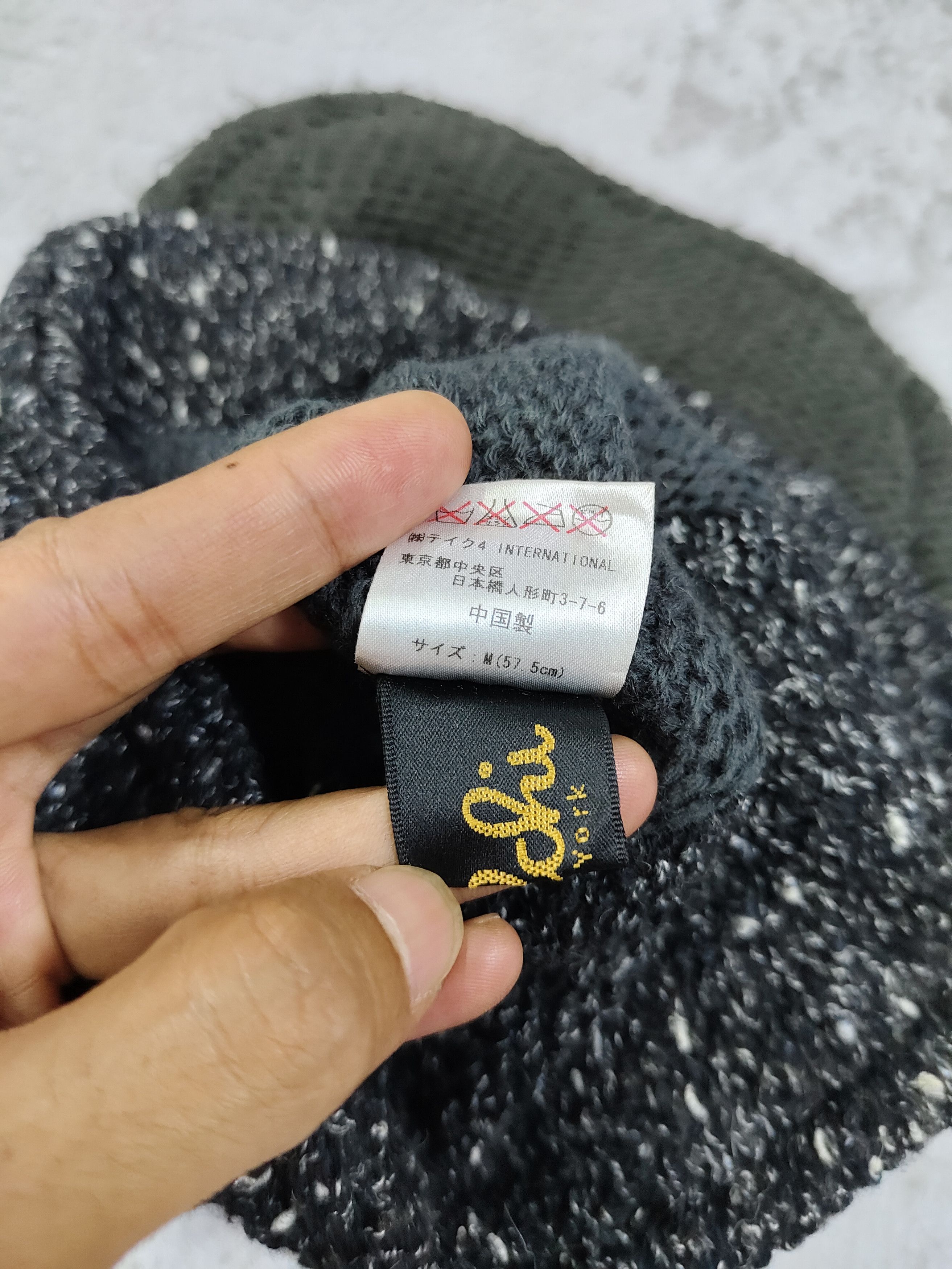 Vintage 2000s Falchi New York Wool Blend Knit Visor Beanie Cap Size ONE SIZE - 9 Thumbnail