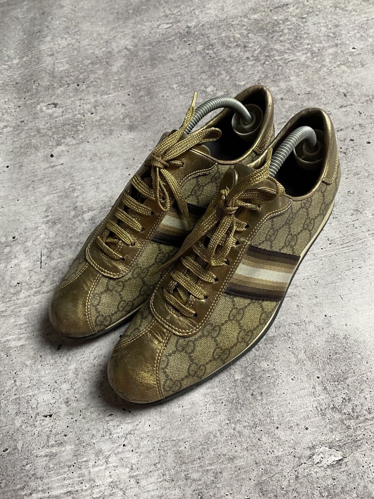Gucci Vintage Monogram Sneakers Size US 7 / EU 40 - 7 Thumbnail