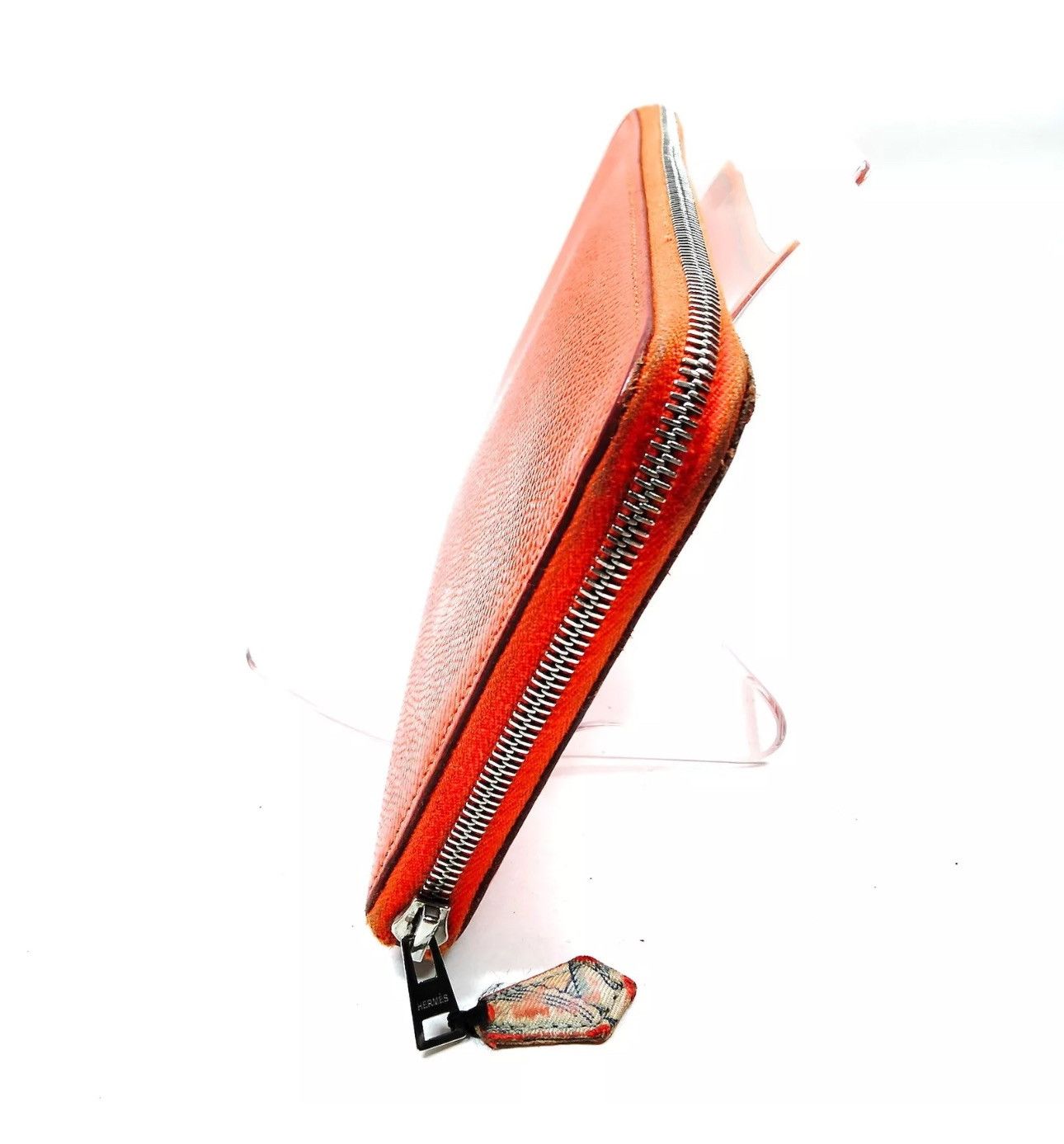 Hermes Hermes Long Wallet Pink Leather in excellent condition. Size ONE SIZE - 3 Thumbnail