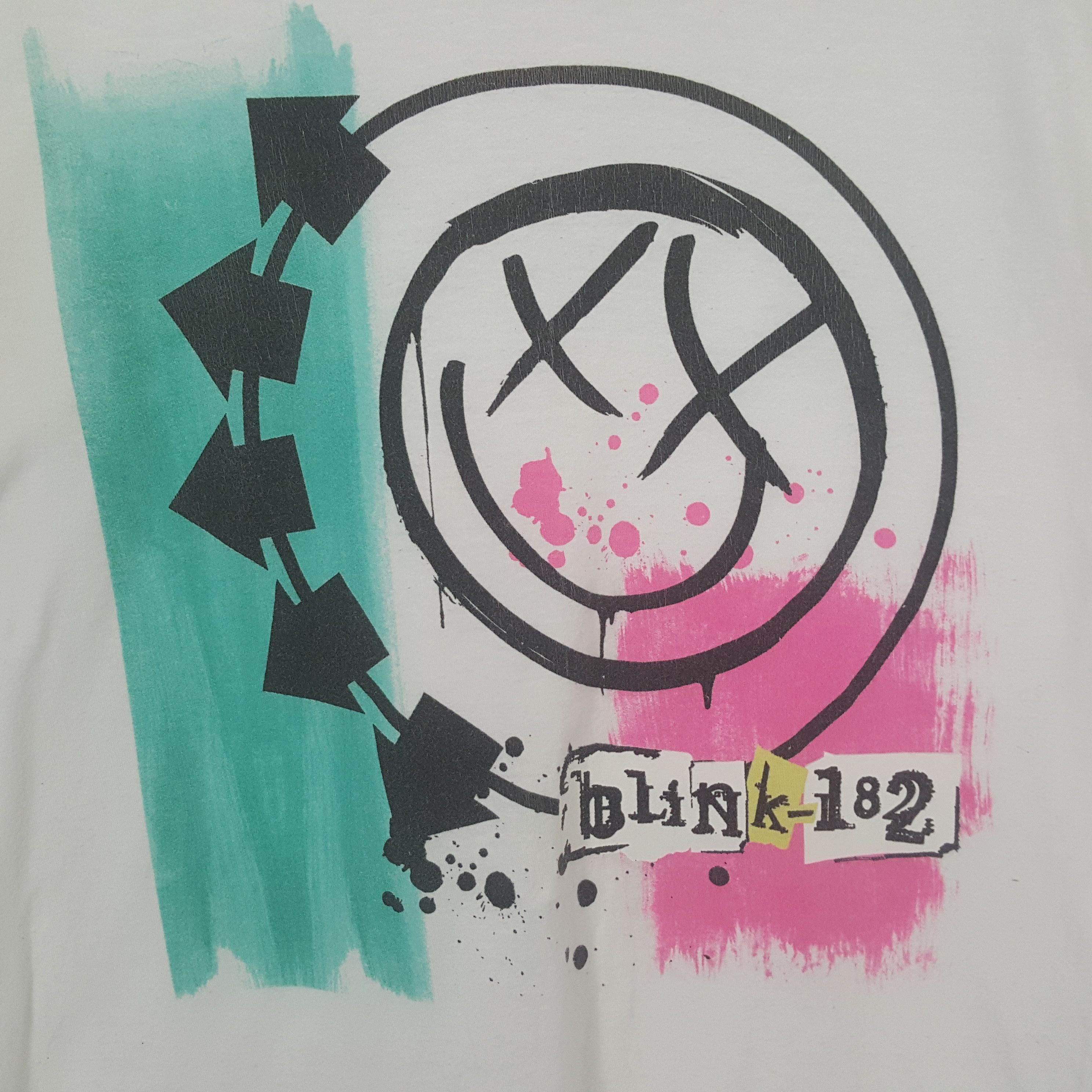 Band Tees × Tultex × Vintage Vintage BLINK 182 American Rock Band T-shirt C285N8 Size US S / EU 44-46 / 1 - 2 Thumbnail