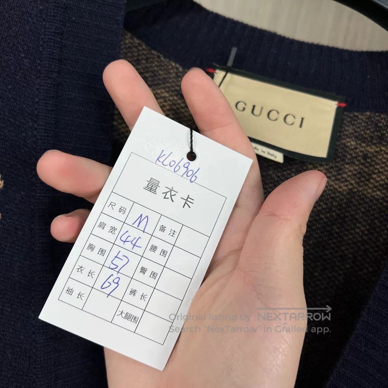 Gucci gucci embroidered gg pattern cardigan size m. Size US M / EU 48-50 / 2 - 7 Thumbnail