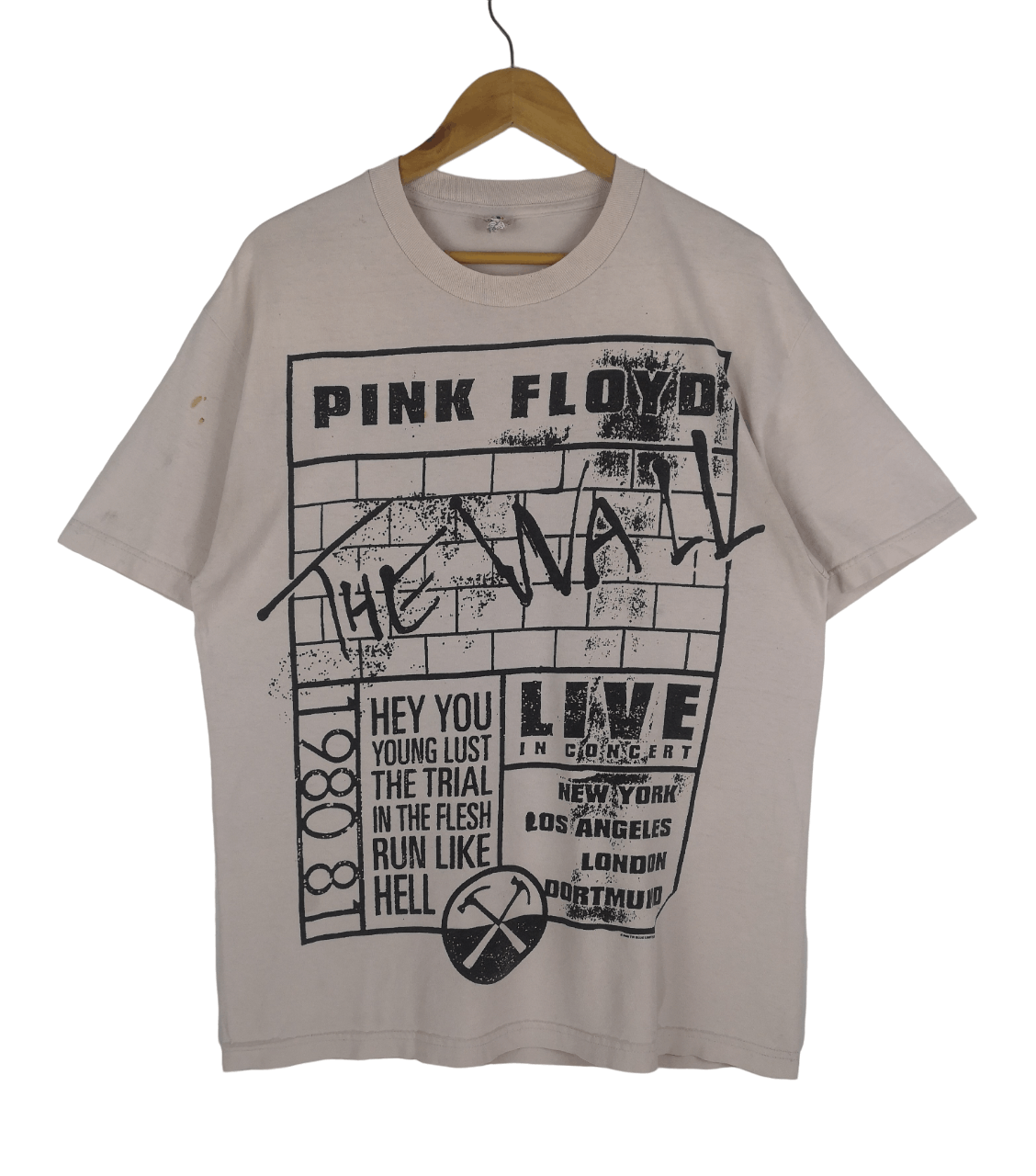 Vintage Pink Floyd Shirt The Wall Live 1980 - 81 Tee