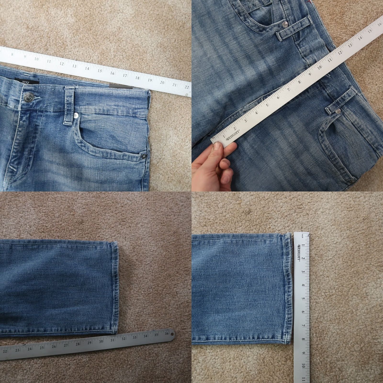 True Religion TRUE RELIGION Ricky Relaxed Straight Jeans Men 38x32 Blue Denim New with Tags Relaxed Straight Jeans 38x32 Men Blue Denim (N/A) Size US 38 / EU 54 - 9 Thumbnail