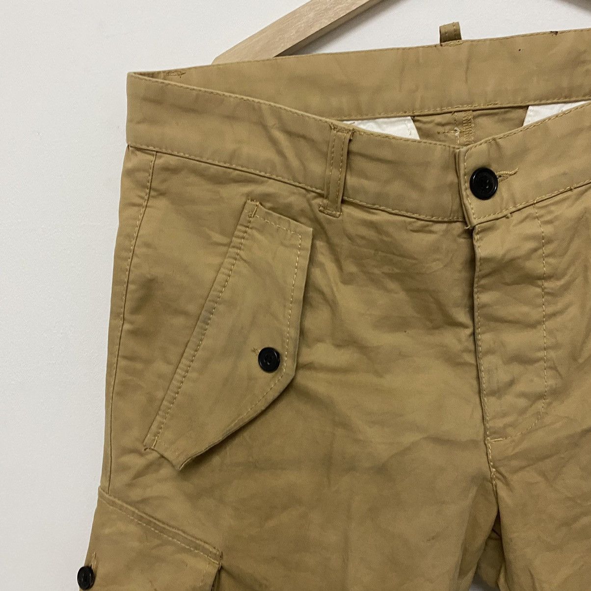 Dsquared2 × Vintage Vintage Dsquared Cargo Khaki Worker Casual Pants Size US 34 / EU 50 - 7 Thumbnail