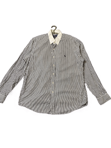 Ralph Lauren Ralph Lauren Classic Fit Striped Button Up Shirt Size L Size US L / EU 52-54 / 3 - 1 Thumbnail