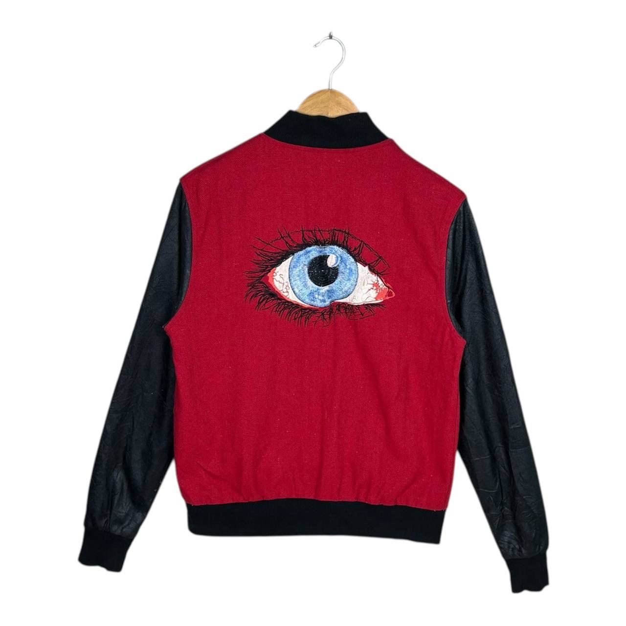 Diet Butcher Slim Skin The Eye Materialism Varsity Jacket