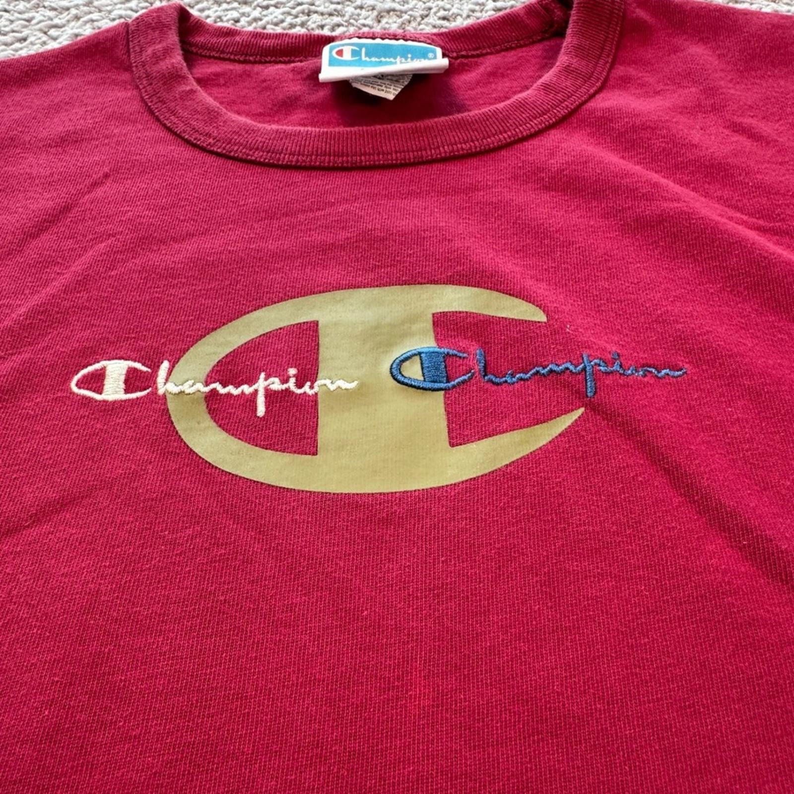 Champion Champion T Shirt Men L Red Graphic Short Sleeve Crewneck Tee Size US L / EU 52-54 / 3 - 3 Thumbnail