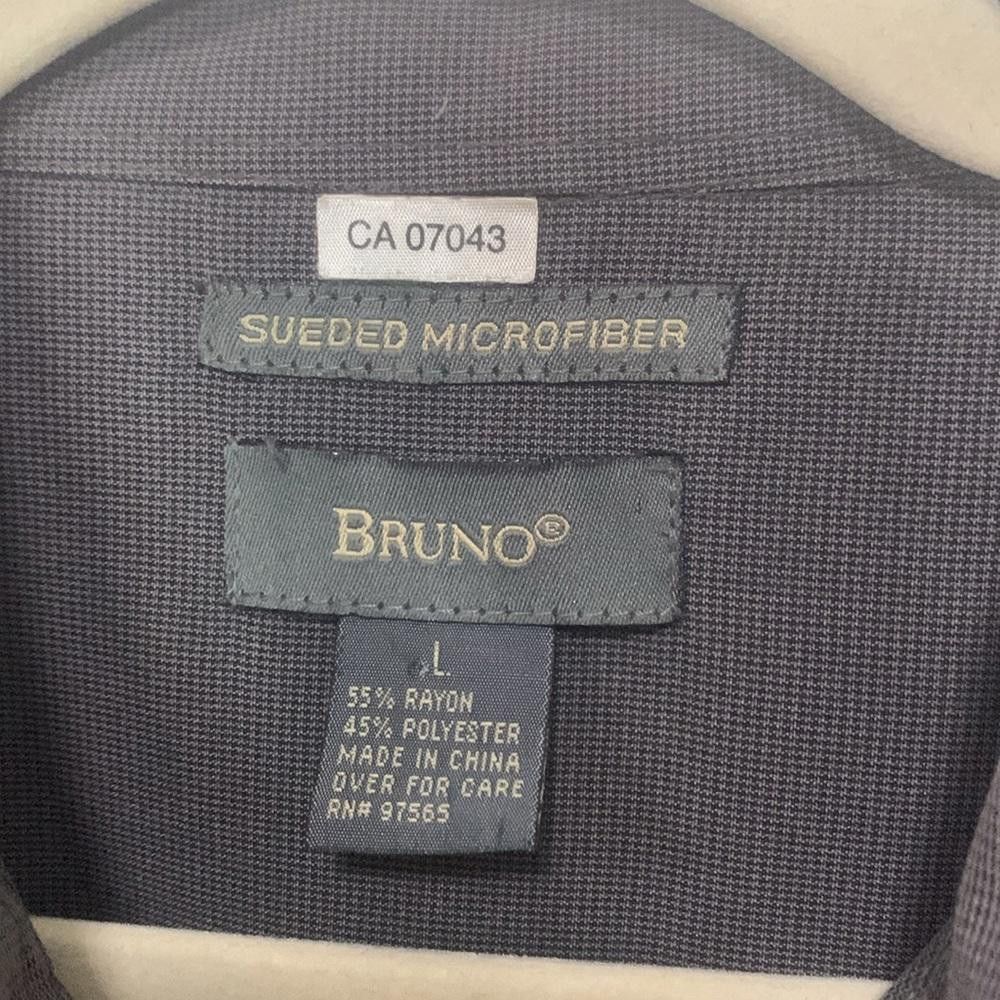Designer Bruno Sueded Microfiber Short Sleeve Shirt Size US L / EU 52-54 / 3 - 9 Thumbnail