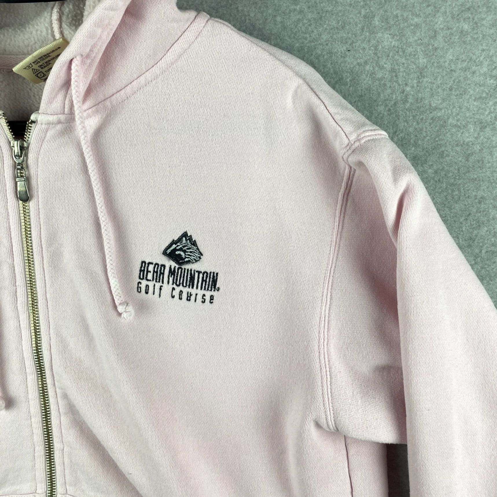 Comfort Colors Comfort Colors Hoodie Womens Medium M Pink Full Zip Bear Embroidered Mountain Bear Size M / US 6-8 / IT 42-44 - 4 Thumbnail
