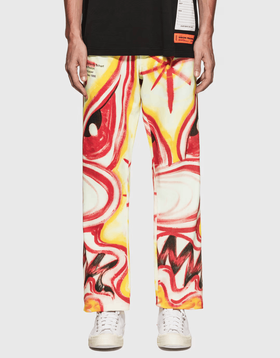 Heron Preston $645 HERON PRESTON X KENNY SCHARF JEANS Size US 30 / EU 46 - 16 Thumbnail