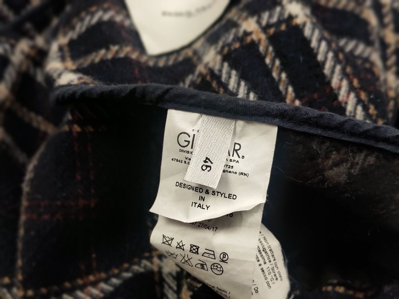 Paolo Pecora Paolo Pecora Design Duffle Checkered coat Wool Jacket Size US S / EU 44-46 / 1 - 18 Thumbnail
