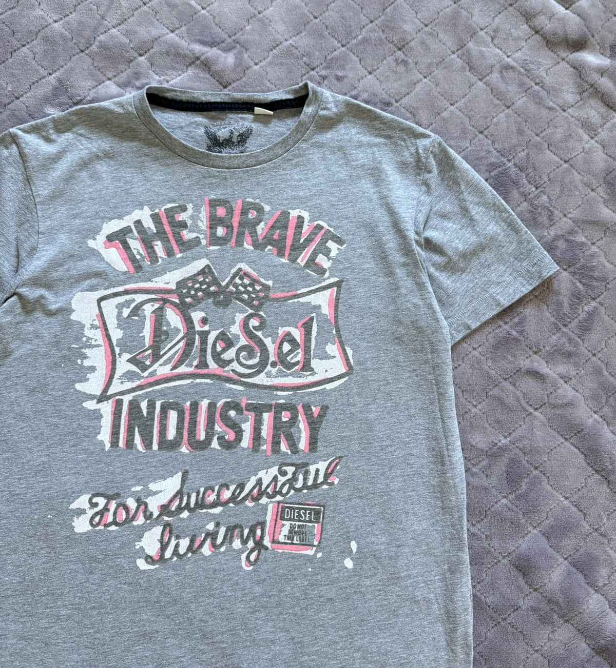 Diesel × Vintage Vintage Diesel The Brave Industry Graphic Tee Size US S / EU 44-46 / 1 - 3 Thumbnail
