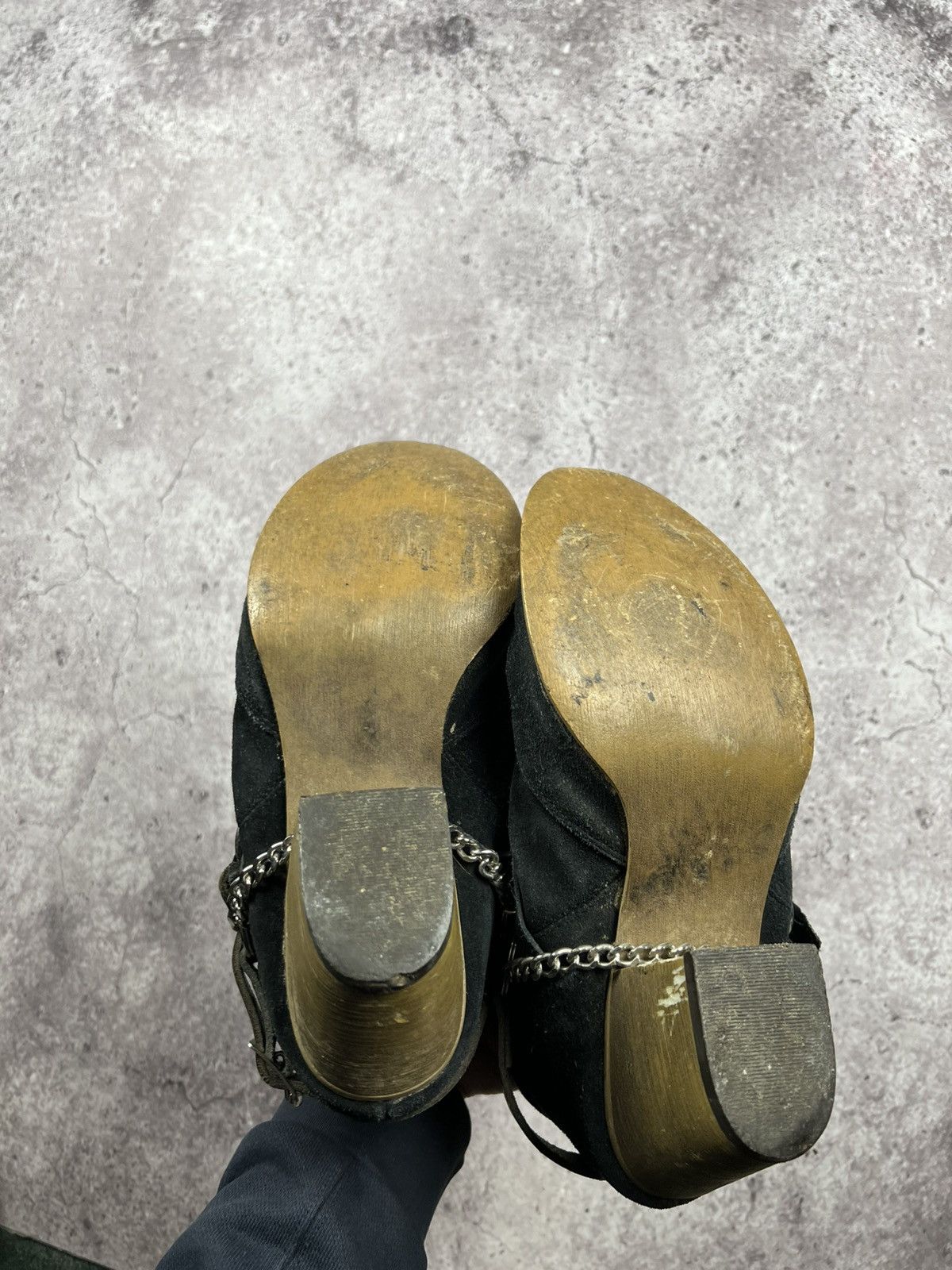 Japanese Brand STRAPS BELTED A.S 98 style Boots Leather Style Rick Owens Size US 7 / EU 40 - 7 Thumbnail