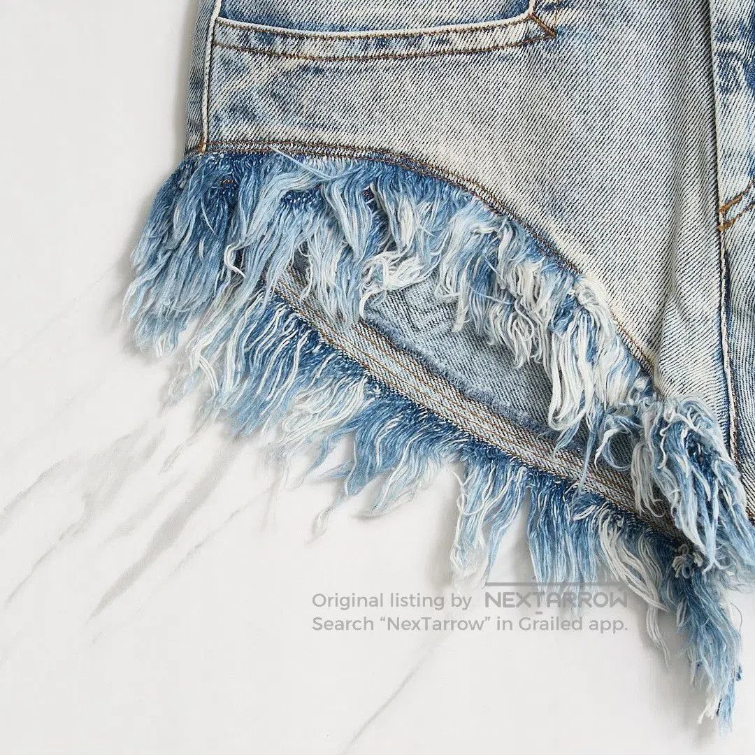 Isabel Marant Etoile Isabel Marant Etoile Women's Fringe Denim Shorts. Size 35" - 2 Thumbnail