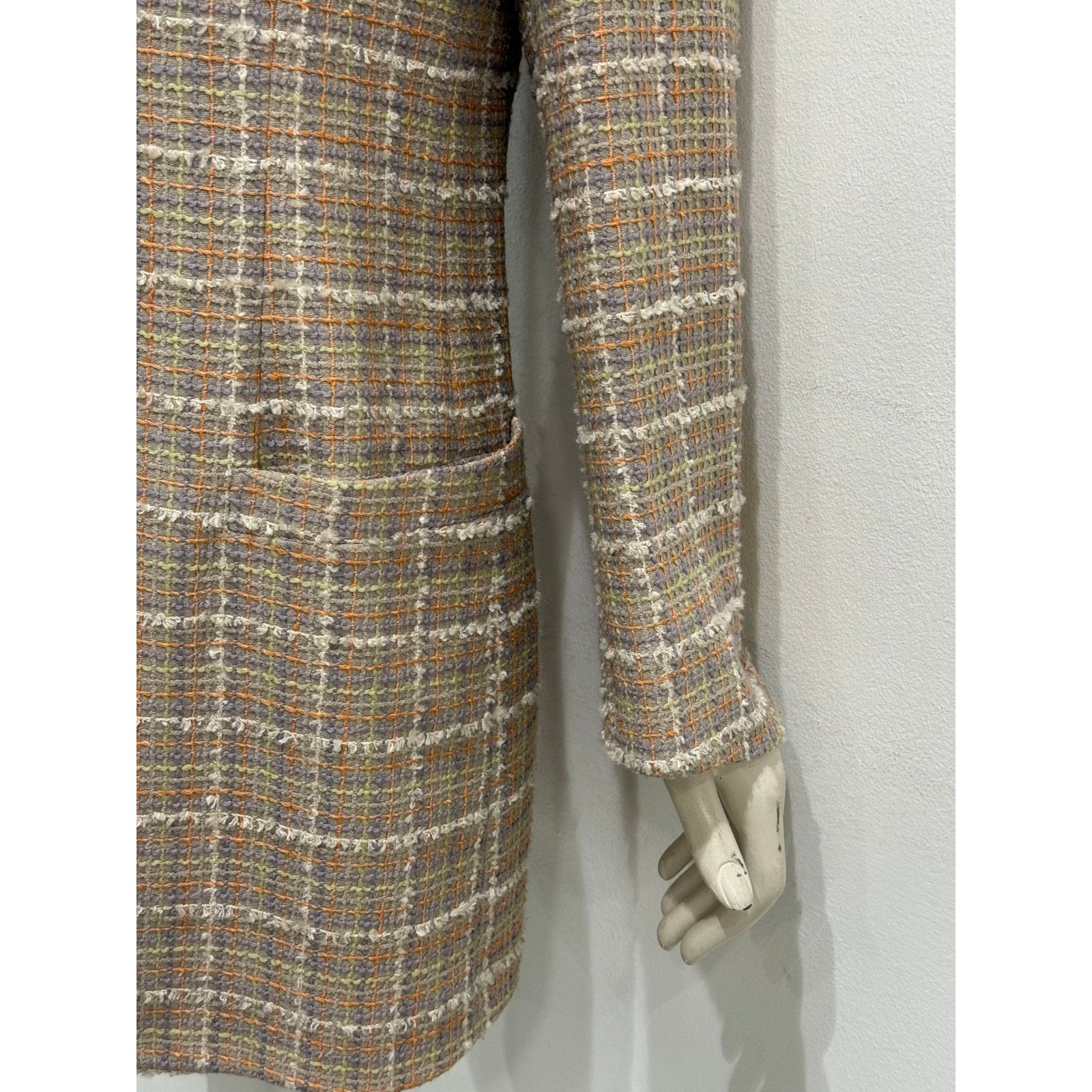 Salvatore Ferragamo 1990s Salvatore Ferragamo checked wool coat Size L / US 10 / IT 46 - 9 Thumbnail