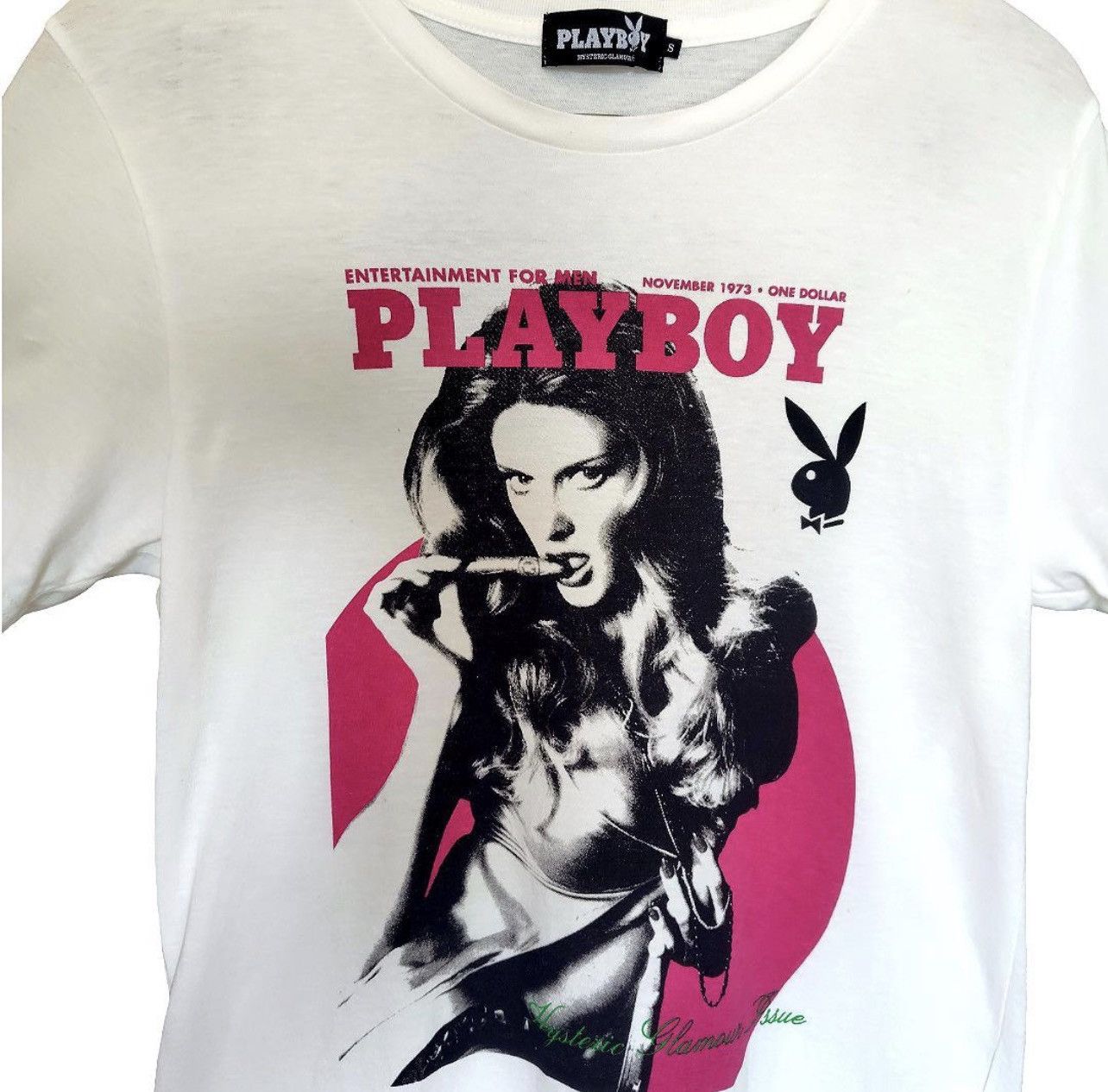Hysteric Glamour × Playboy HYSTERIC GLAMOUR x PLAYBOY Vintage Cover Graphic Tee Shirt Size US S / EU 44-46 / 1 - 4 Thumbnail