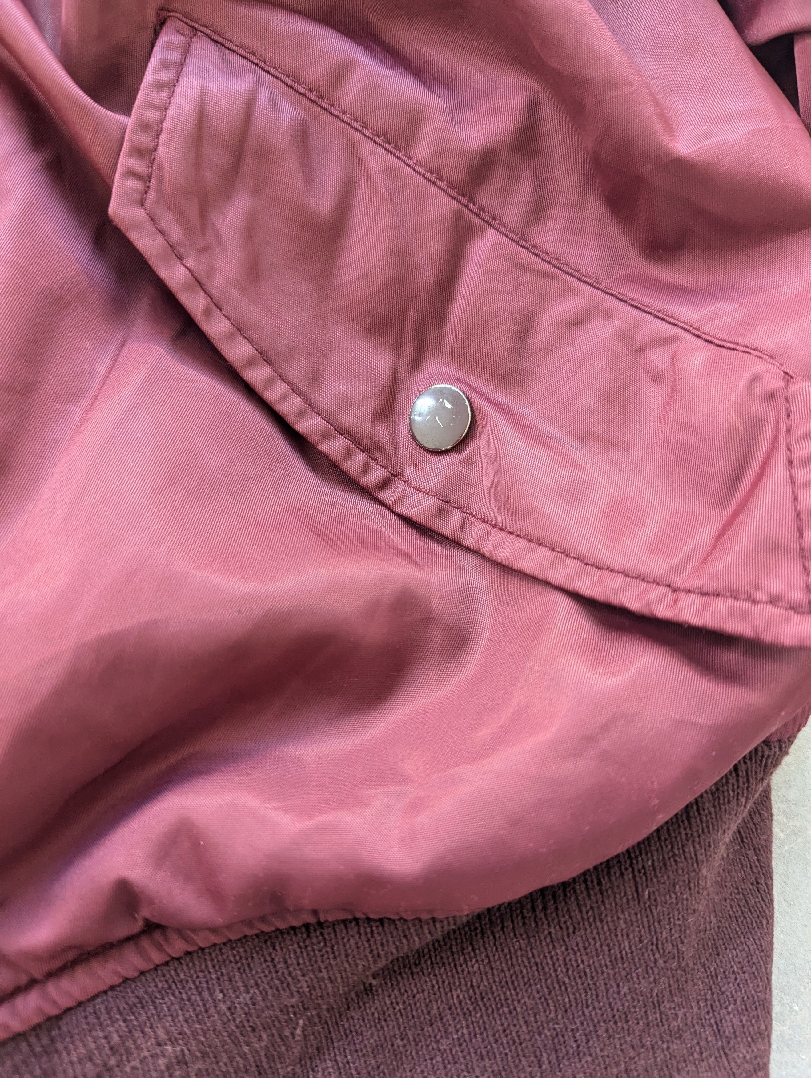 Alpha Industries Vintage Ma 1 Bomber Jacket Maroon Reversible Size US M / EU 48-50 / 2 - 9 Thumbnail